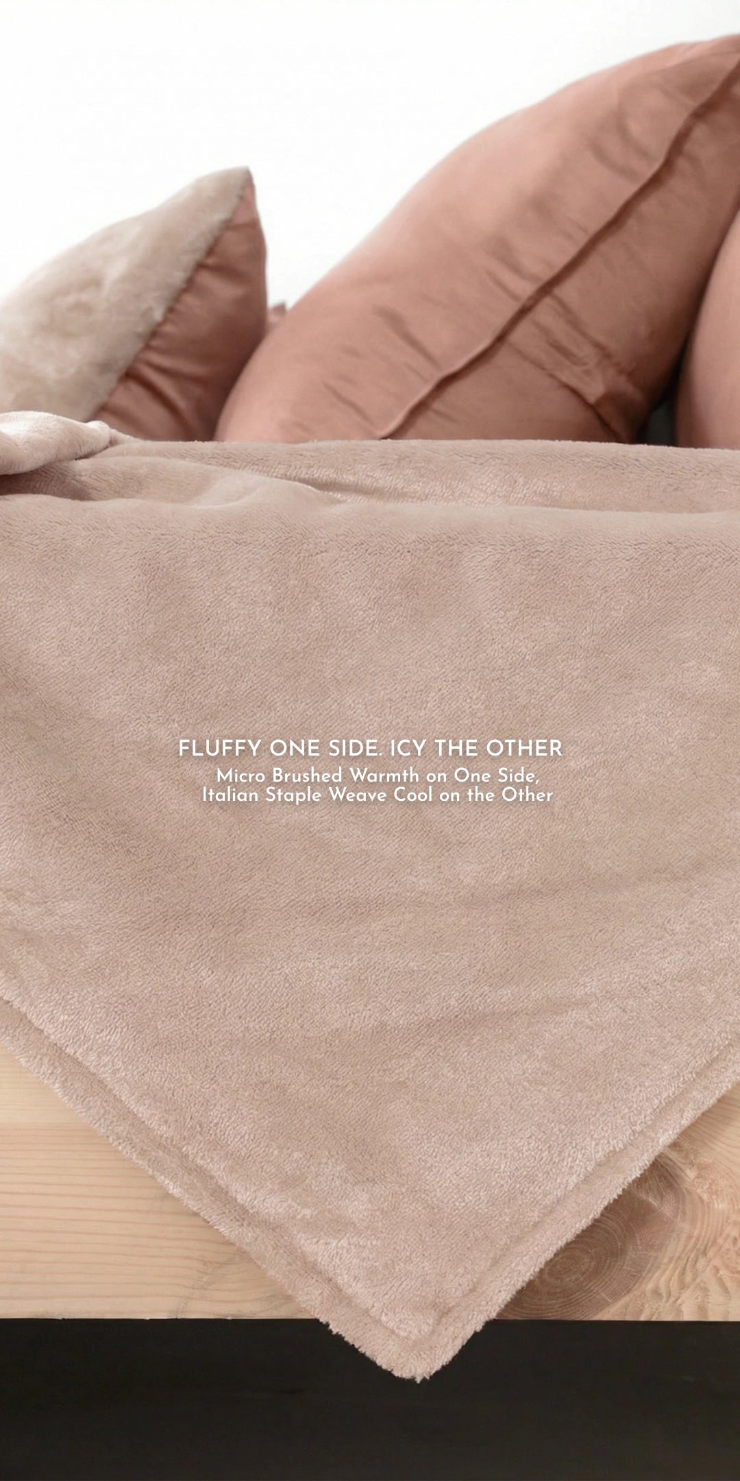 Zarf Premium AC Dohar for Single Bed Size With Two Pillow Covers & One Breakfast Cushion Cover - Pinkstone