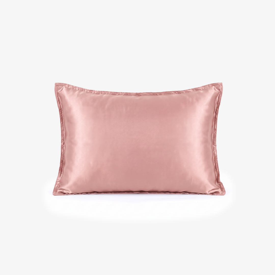 Zarf Glazed Charmeuse Satin Frizz-Reducing Pillow Cover - Orchid