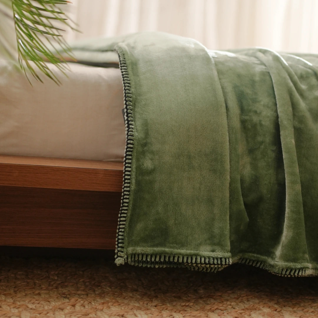 ZARF ALL-SEASON PREMIUM AC BLANKET SET OF 5 - Eucalyptus