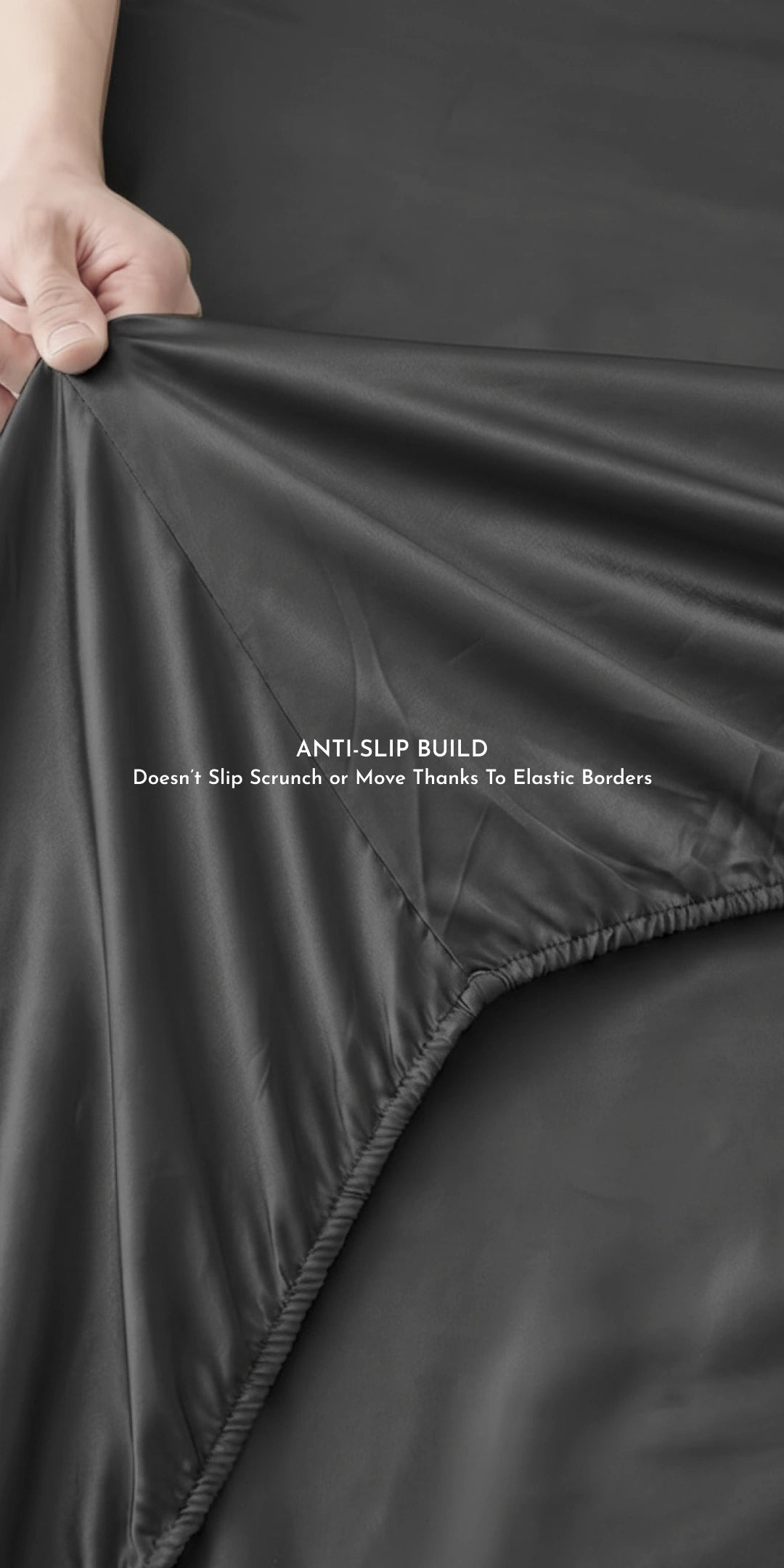 ZARF Italian Weave Fitted Bedsheet - Cinder