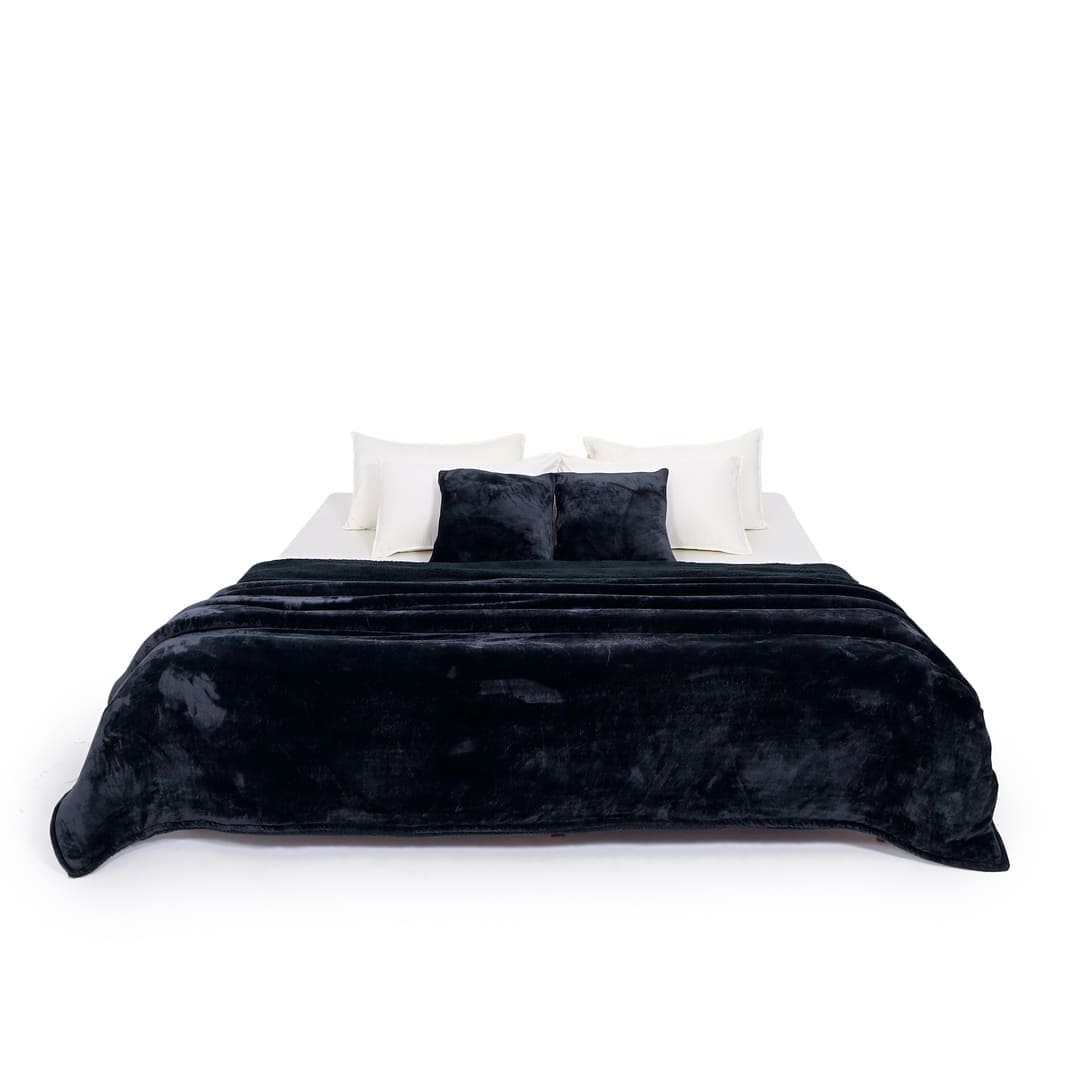 Zarf California King Size Reversible Quilt With 2 Cushion Covers - Sable