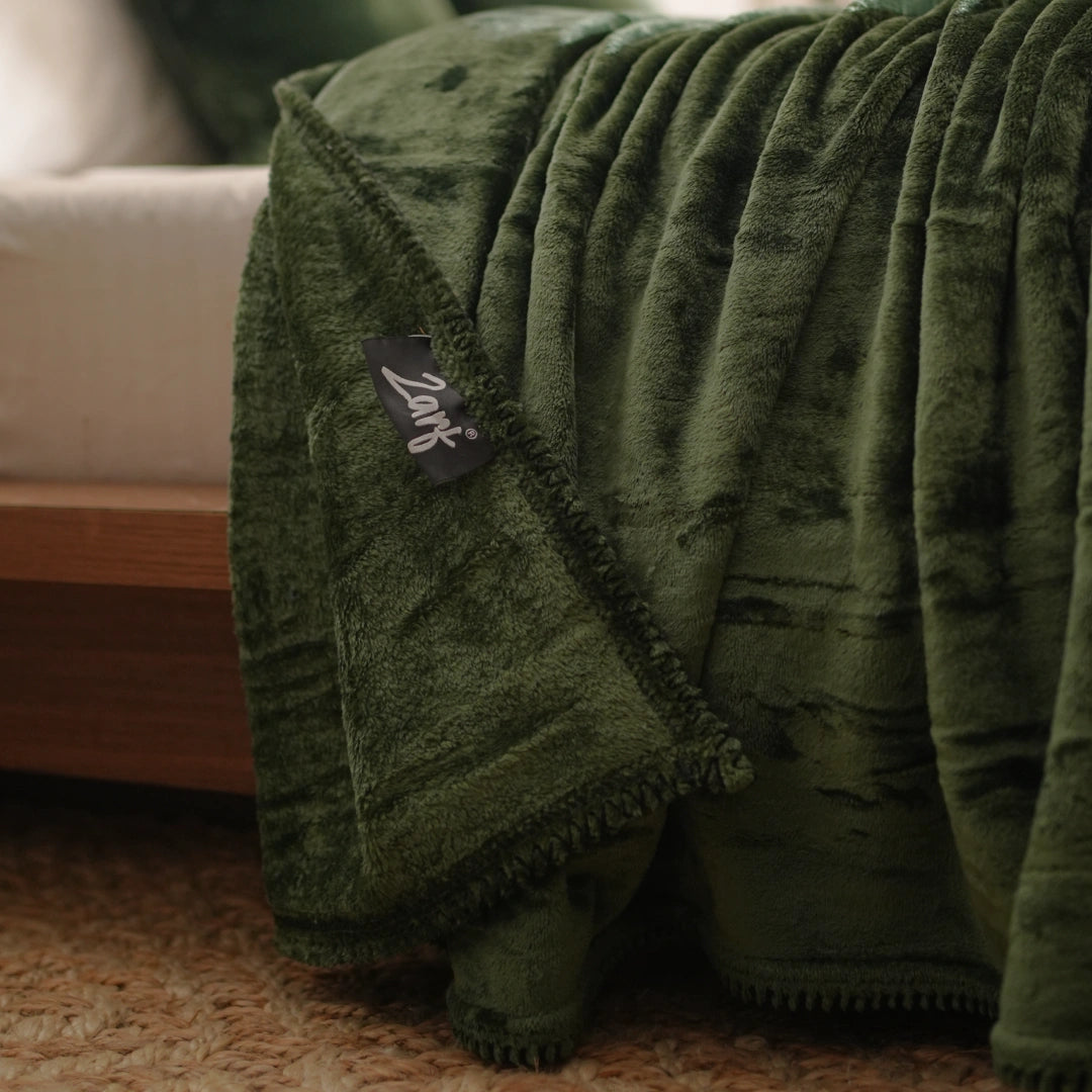 ZARF ALL-SEASON PREMIUM AC BLANKET SET OF 5 - Olive