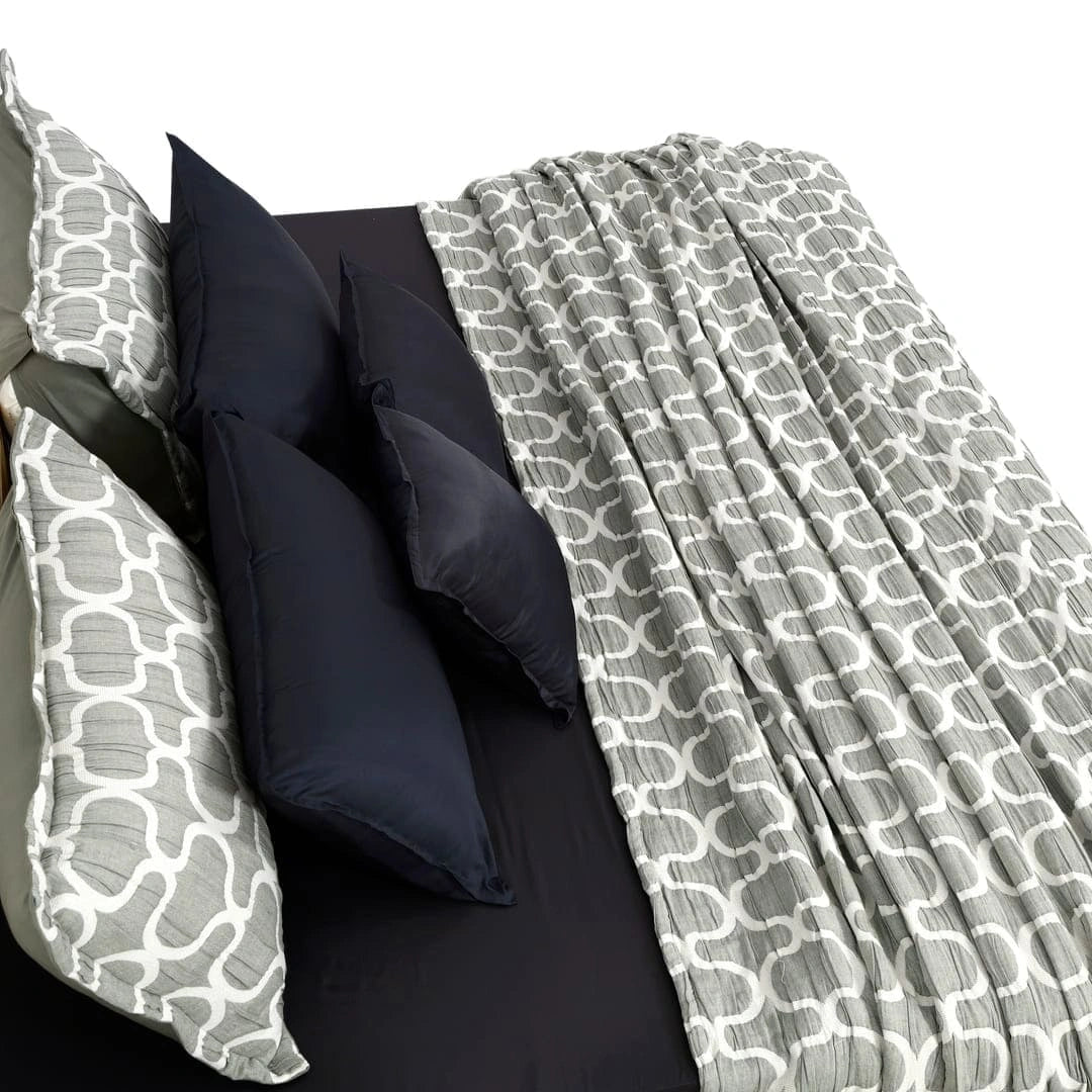 Zarf Plush Cotton AC Comforter For Single Size Bed With 2 Pillow Cases - Earthveil