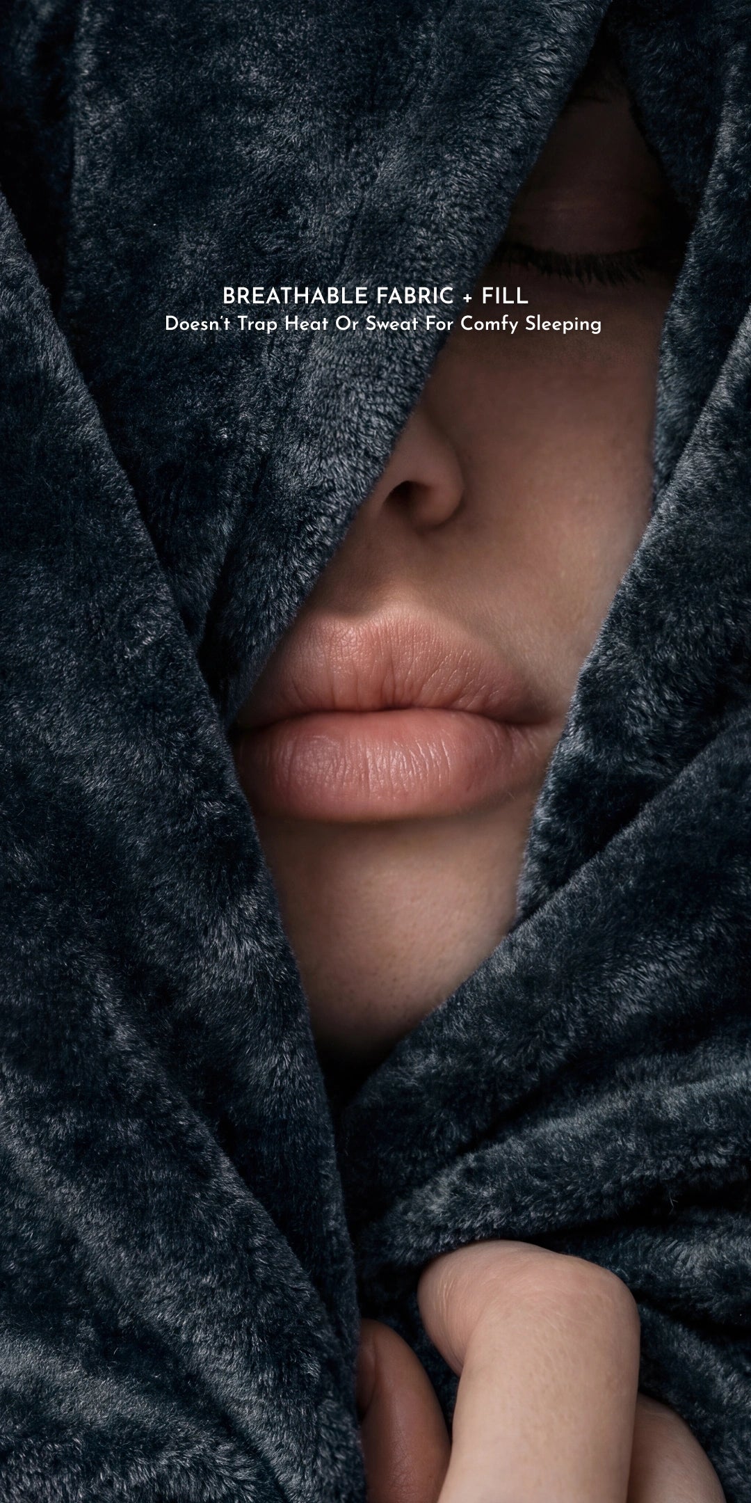 Zarf Premium AC Dohar for Single Bed Size With Two Pillow Covers & One Breakfast Cushion Cover - Blackstone