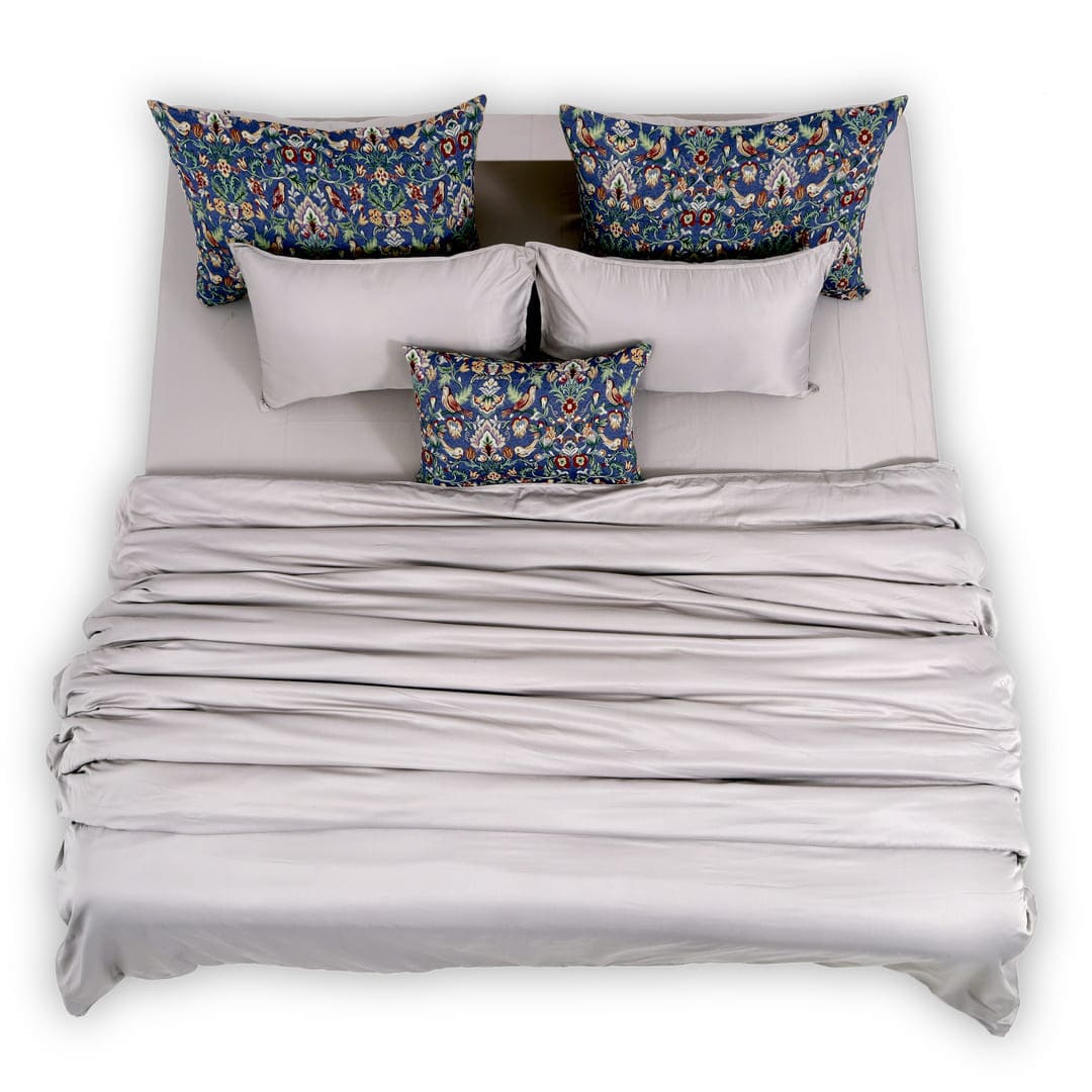 Zarf Italian Staple Weave Bedding Set Of 7- Prestige