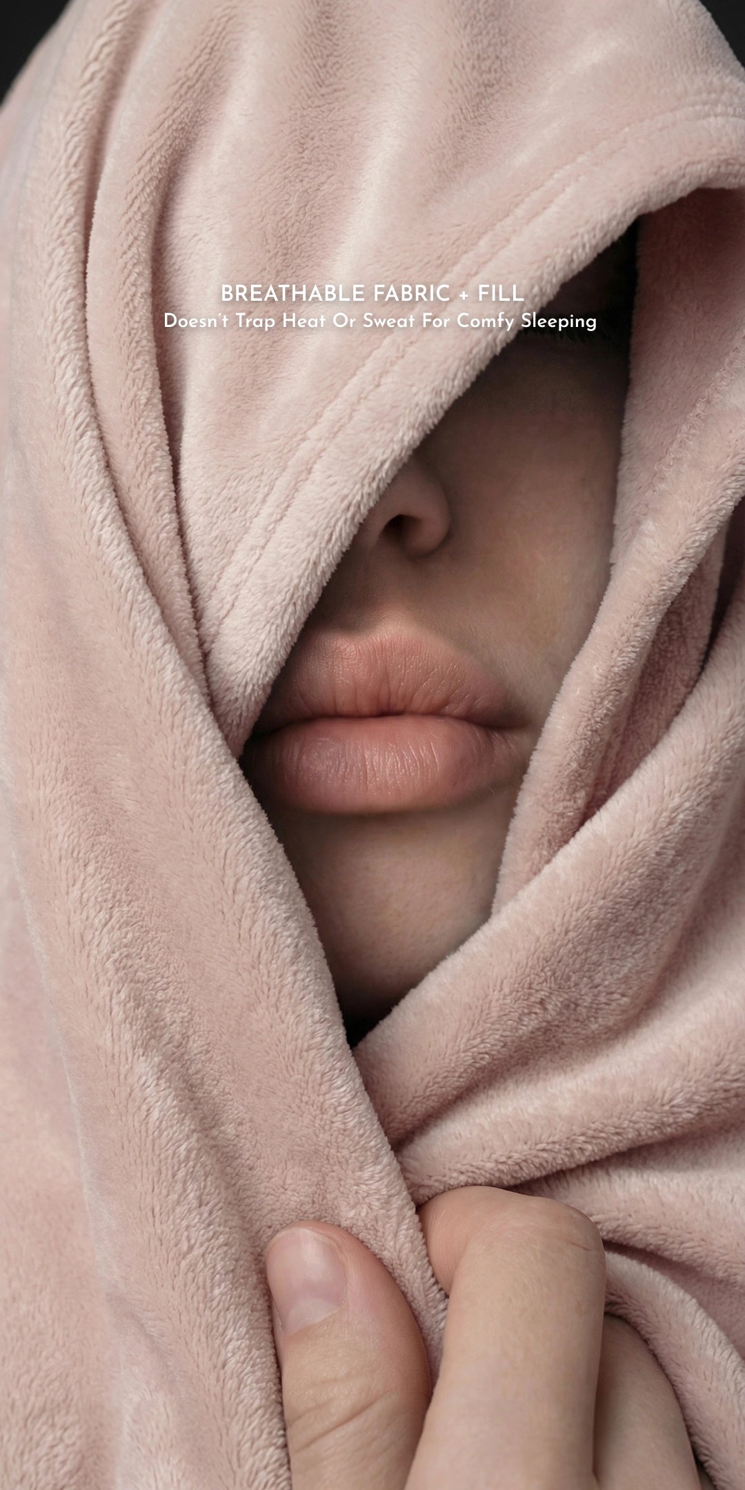 Zarf Premium AC Dohar for Single Bed Size With Two Pillow Covers & One Breakfast Cushion Cover - Pinkstone