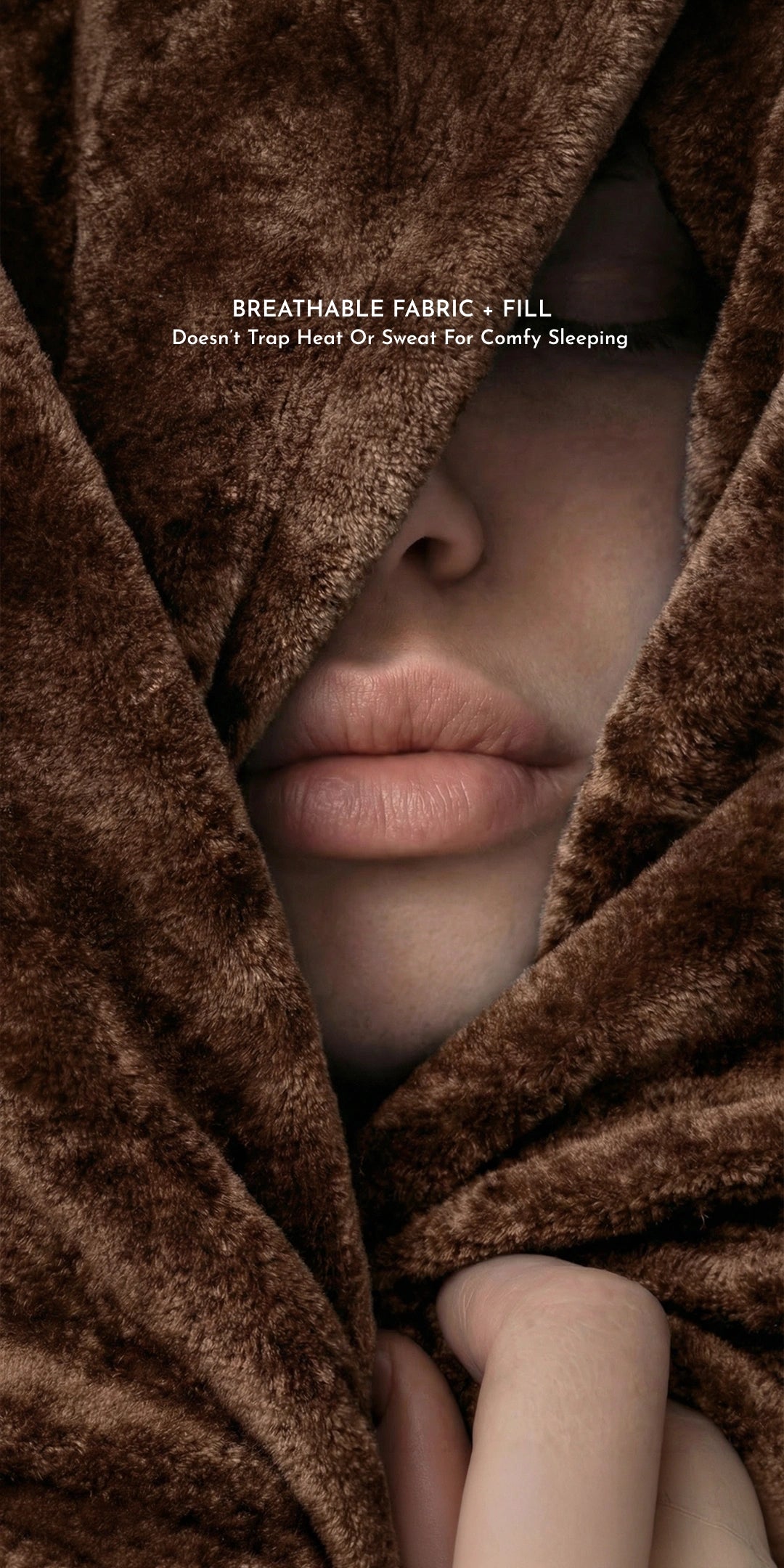 Zarf Premium AC Dohar for Single Bed Size With Two Pillow Covers & One Breakfast Cushion Cover - Brownstone