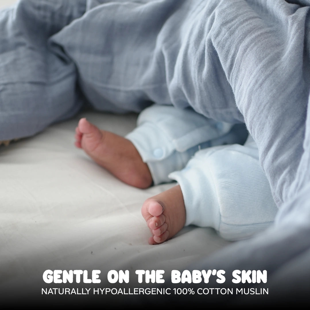 Reversible Baby Blanket With 1 Pillow & 1 Pillow Cover - Luna Pop