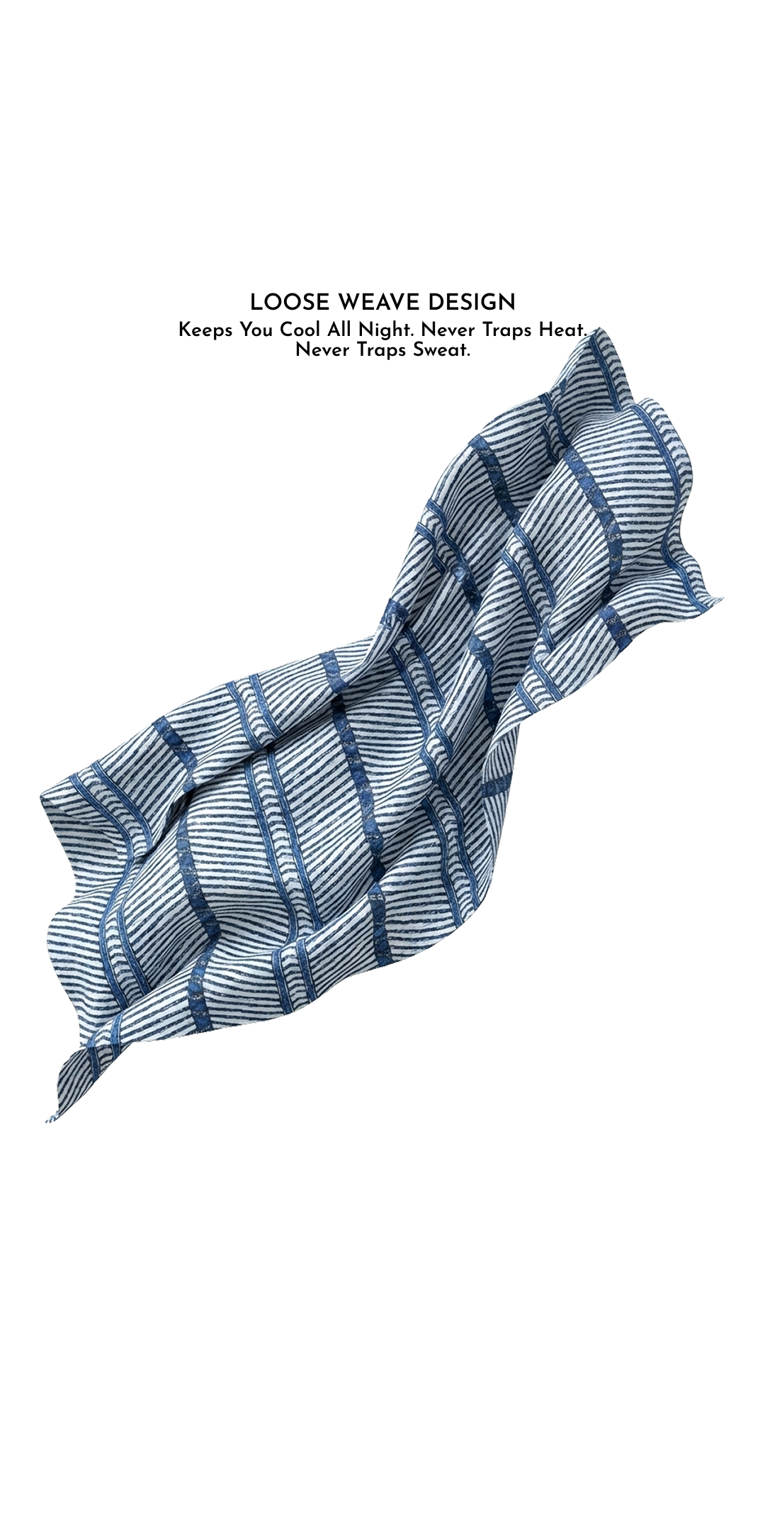 Zarf Linen Blend Bedsheet With 2 Pillow Covers & 1 Breakfast Pillow Cover - Reef