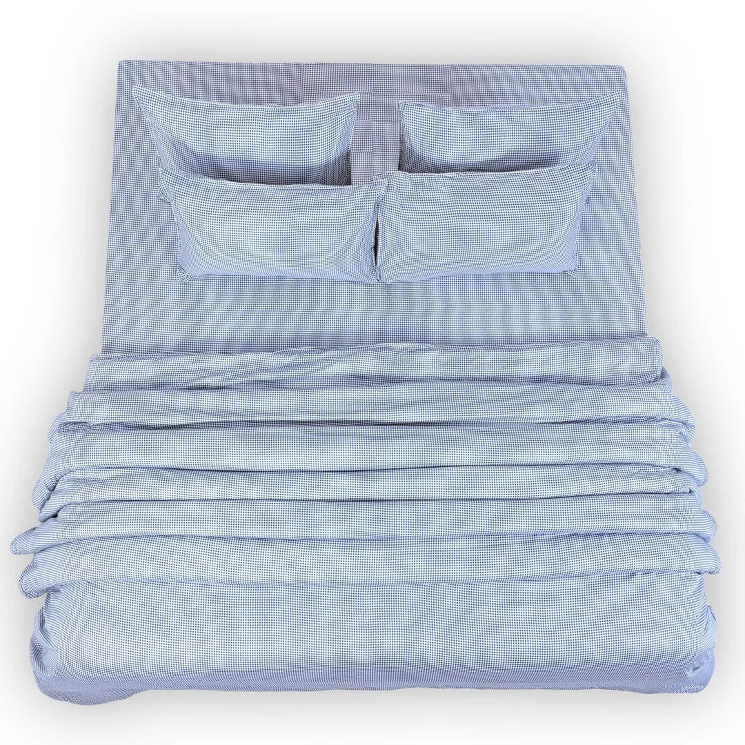 Zarf Egyptian Cotton Comforter With 4 Pillow cases - Bluegrid
