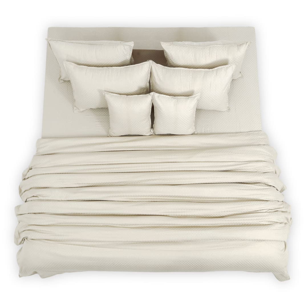 Zarf Egyptian Cotton Bedding Set Of 6 - Bisque