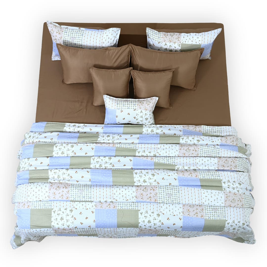 Zarf AC Comforter With 2 Pillow Cases and 1 Breakfast Pillow - Vara