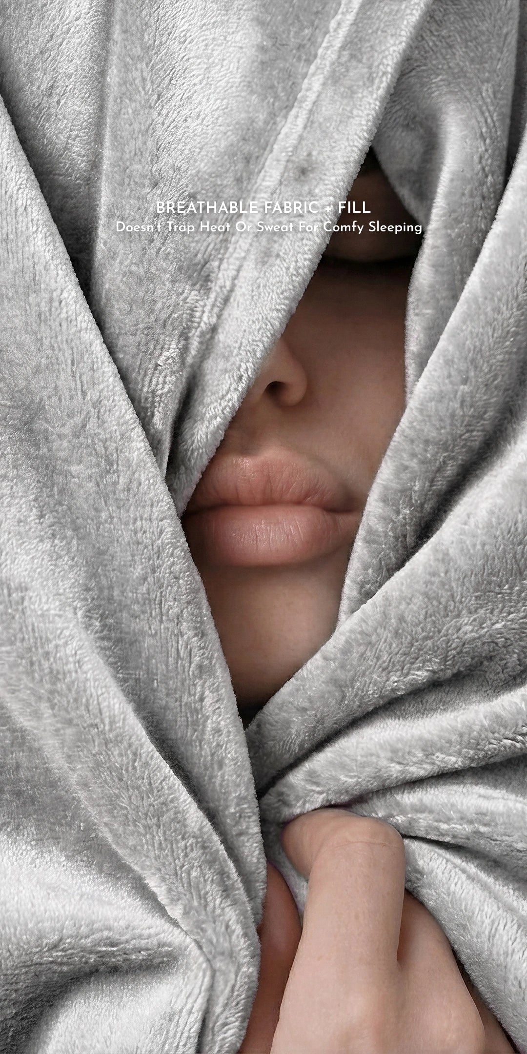 Zarf Premium AC Dohar for Single Bed Size With Two Pillow Covers & One Breakfast Cushion Cover - Greystone