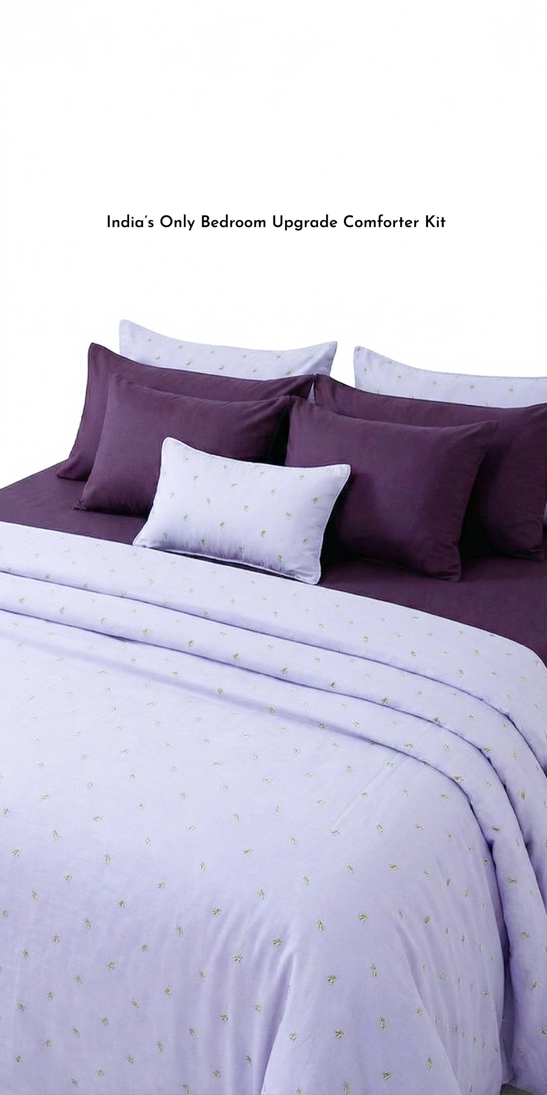 Zarf Linen Blend Bedding Set Of 9 - Reve