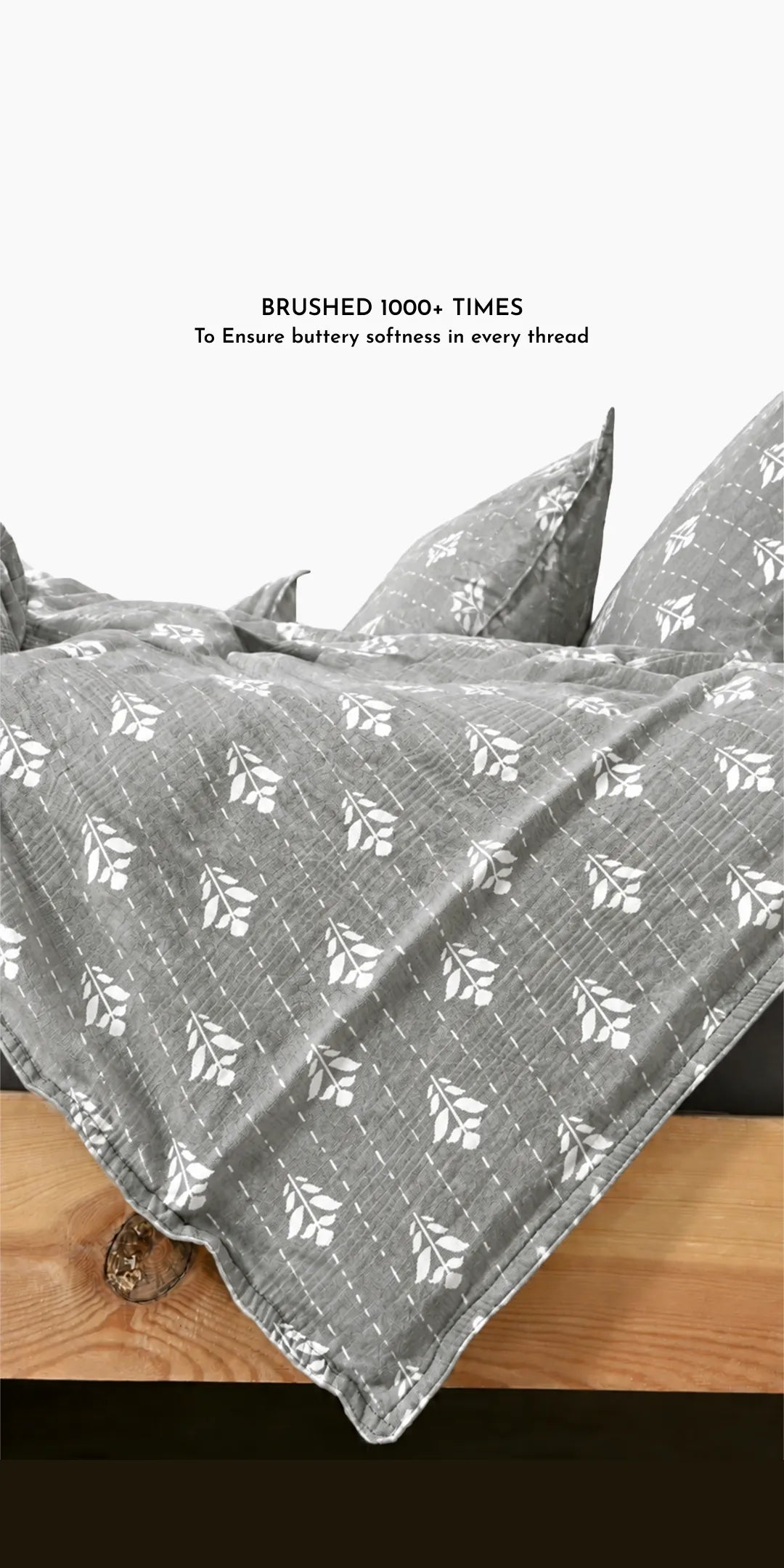 Zarf Plush Baby Size AC Blanket With One Pillow Cover - Snowshade