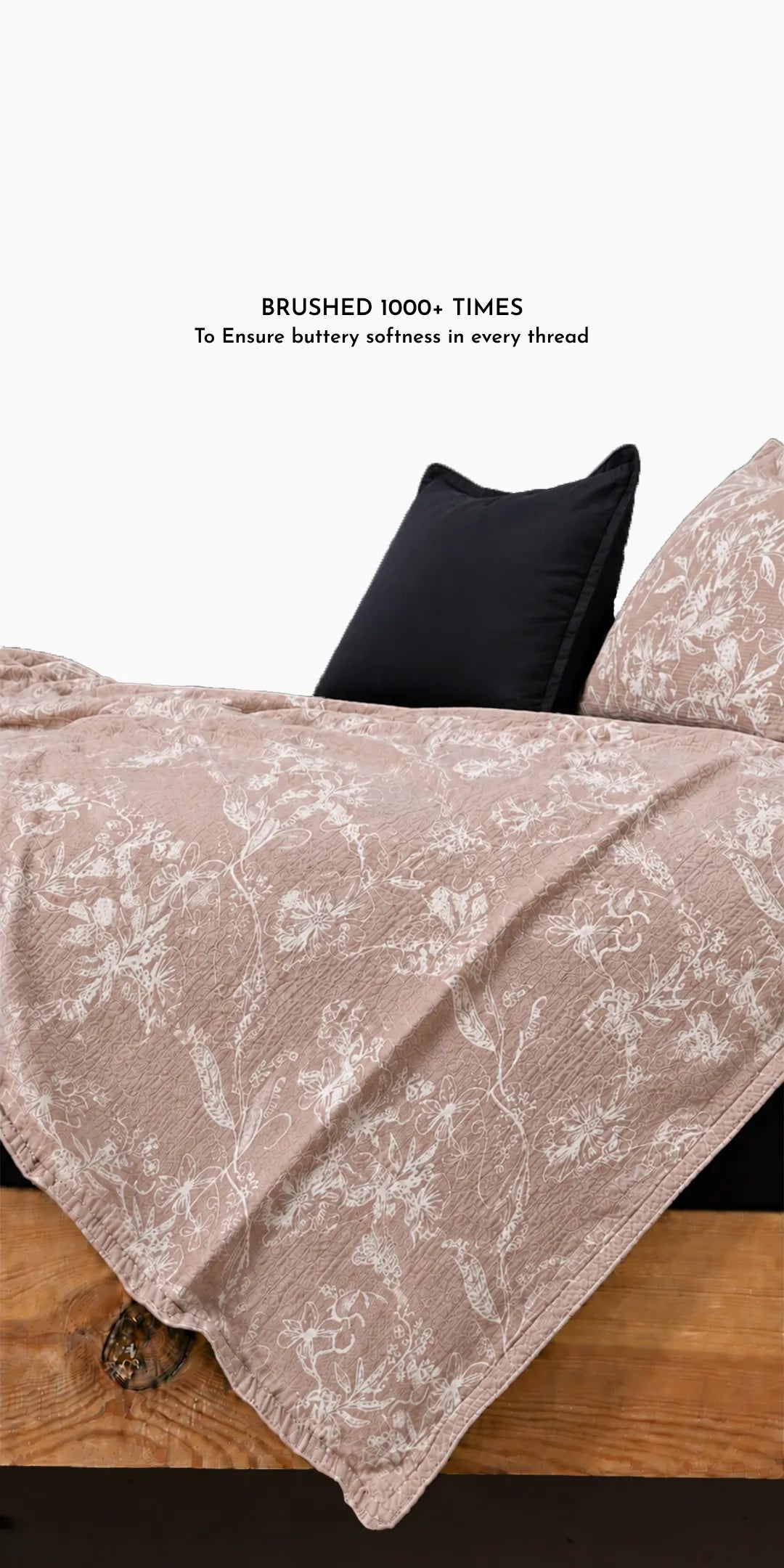 Zarf Plush Baby Size AC Blanket With One Pillow Cover - Candyfloss