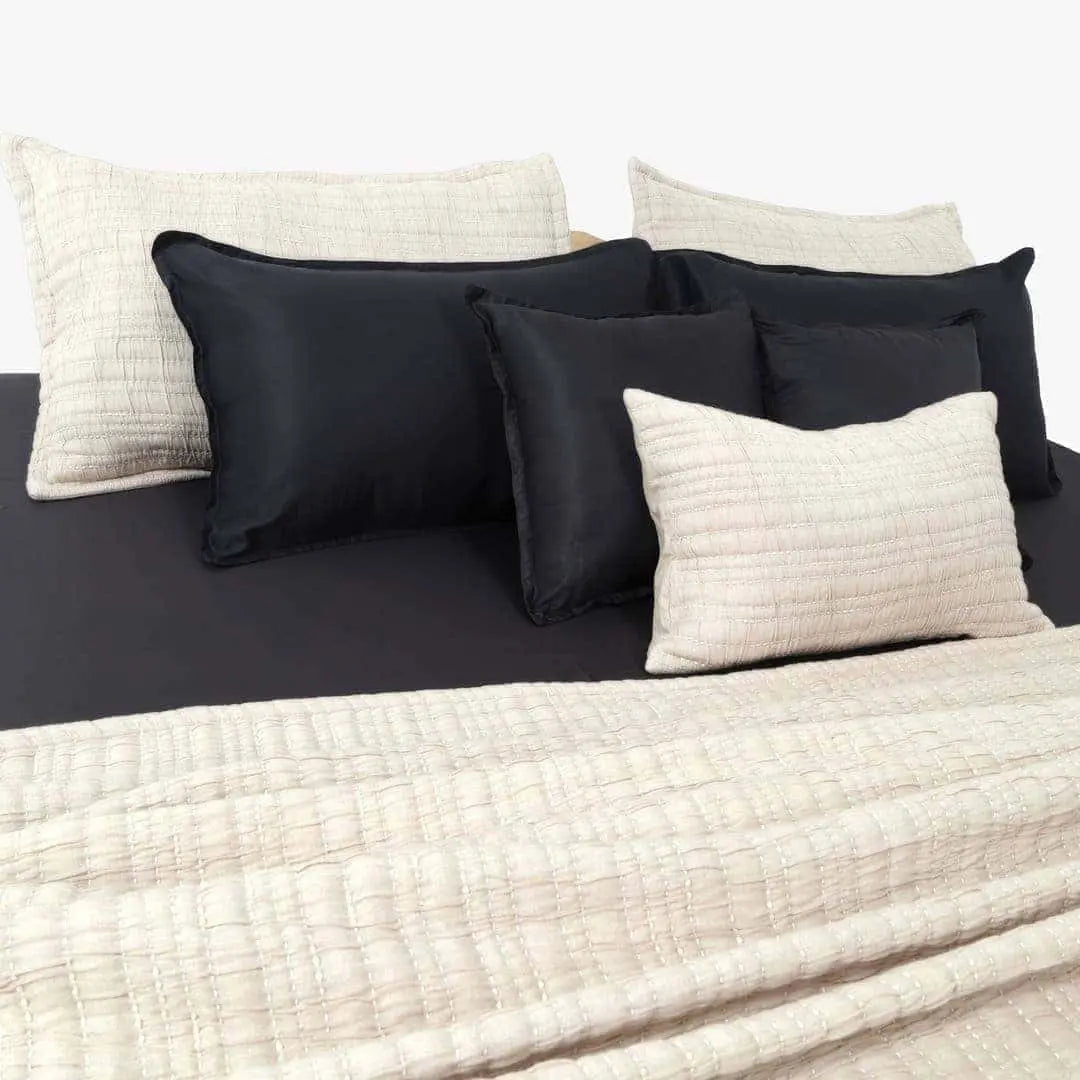 Zarf King Size Pure Cotton Cottage Blanket with 2 Pillowcases and 1 Cushion Cover - Opal Rose