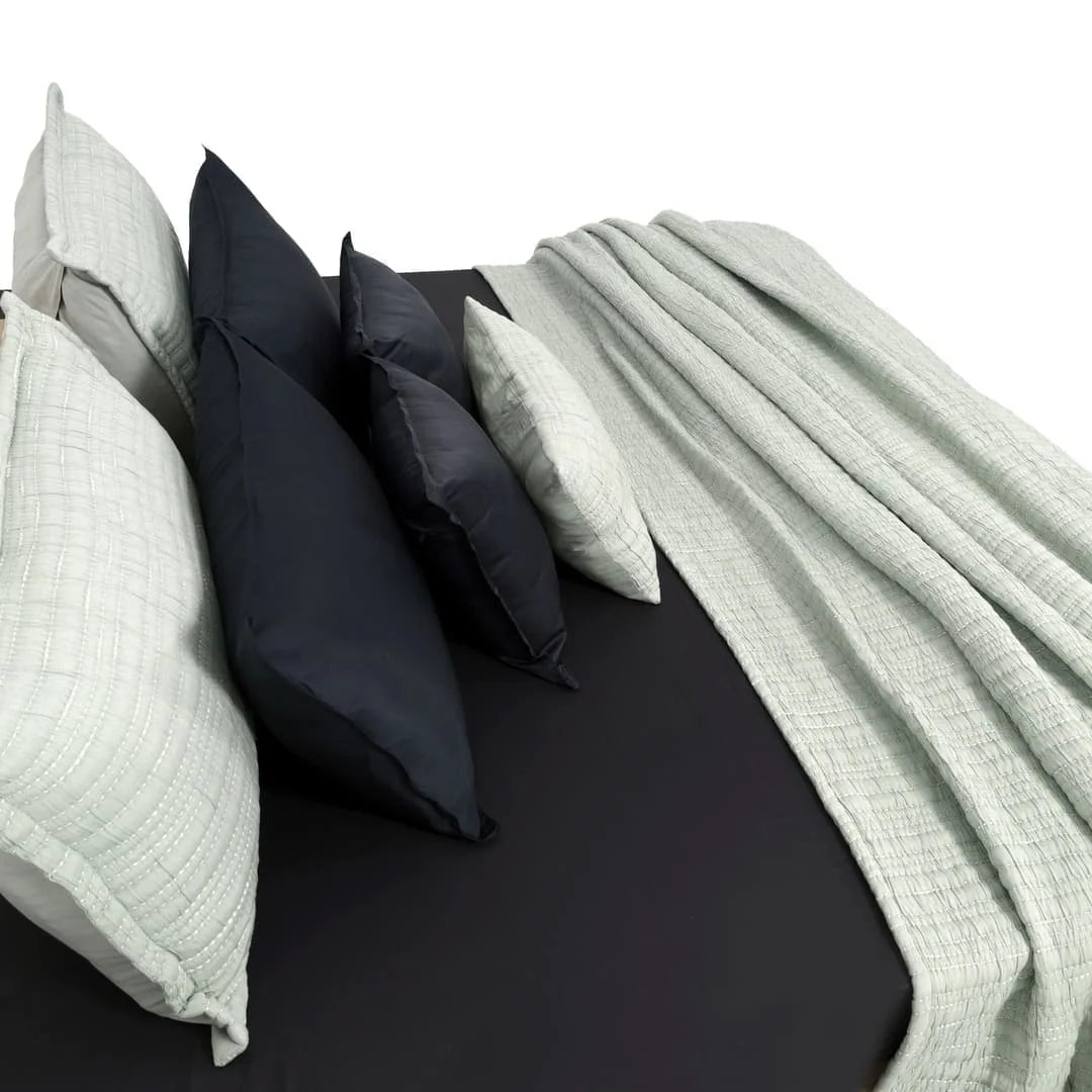Zarf King Size Pure Cotton Cottage Blanket with 2 Pillowcases and 1 Cushion Cover - Springleaf