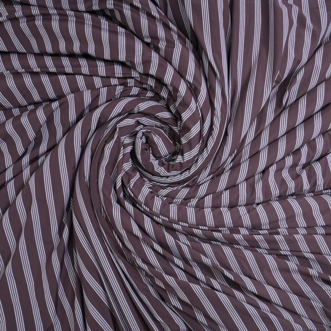 Linen Blend AC Comforter With 2 Pillow Cases and 1 Breakfast Pillow - Truffle