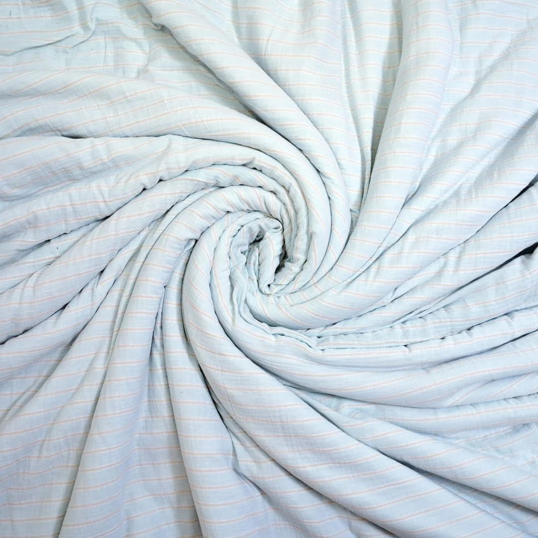 Linen Blend AC Comforter With 2 Pillow Cases and 1 Breakfast Pillow - Mirelle