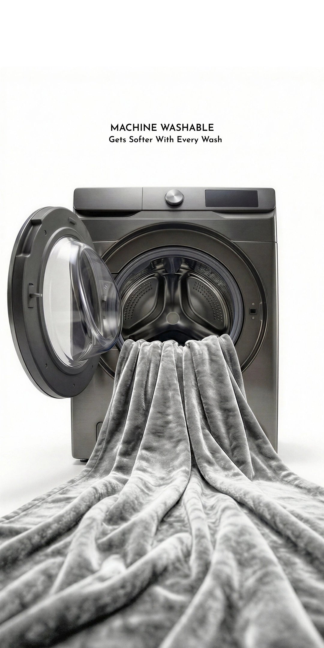 Zarf Premium AC Dohar for Single Bed Size With Two Pillow Covers & One Breakfast Cushion Cover - Greystone