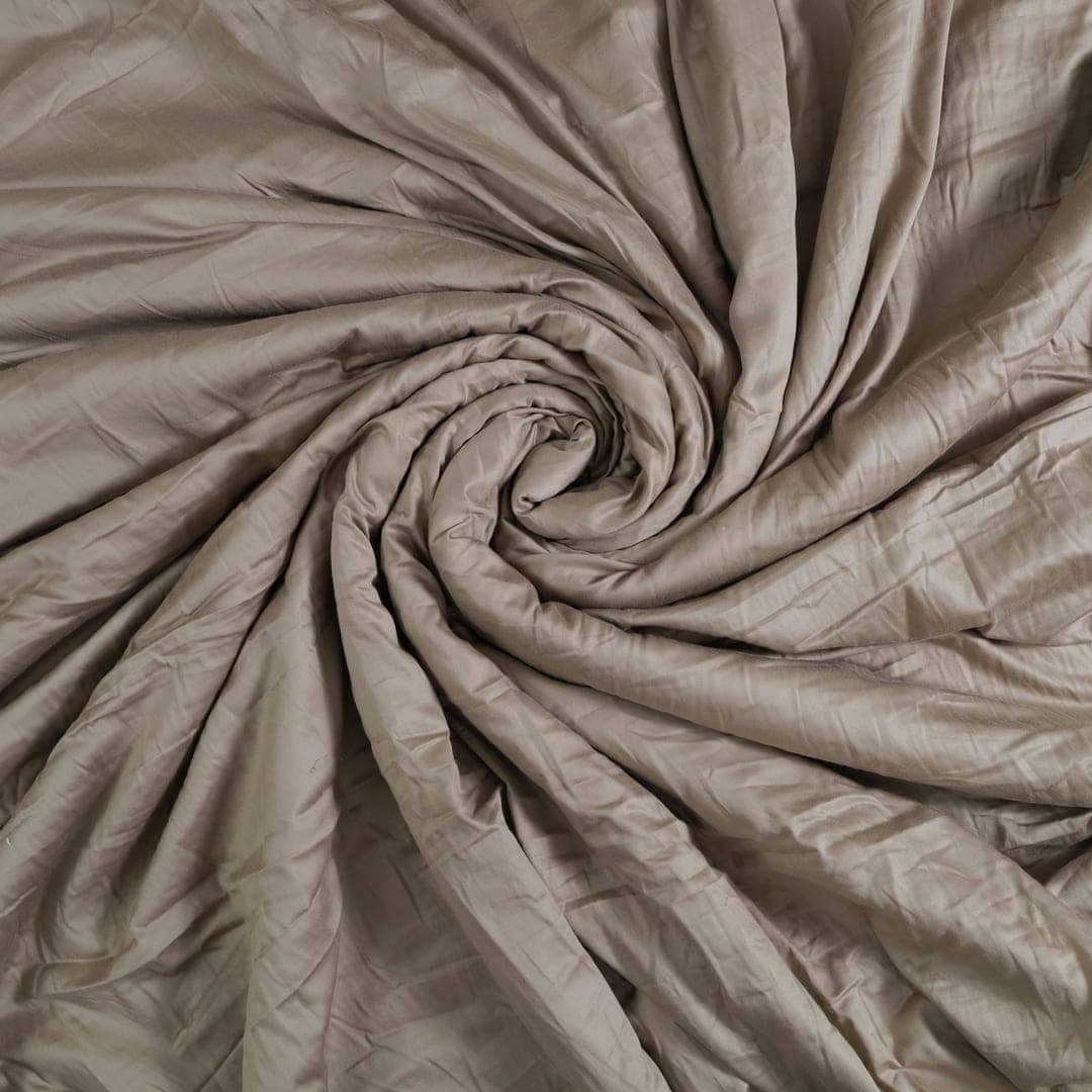 Zeries Egyptian Cotton Bedsheets With 2 Pillow Cases & 2 Cushion Covers - Dove