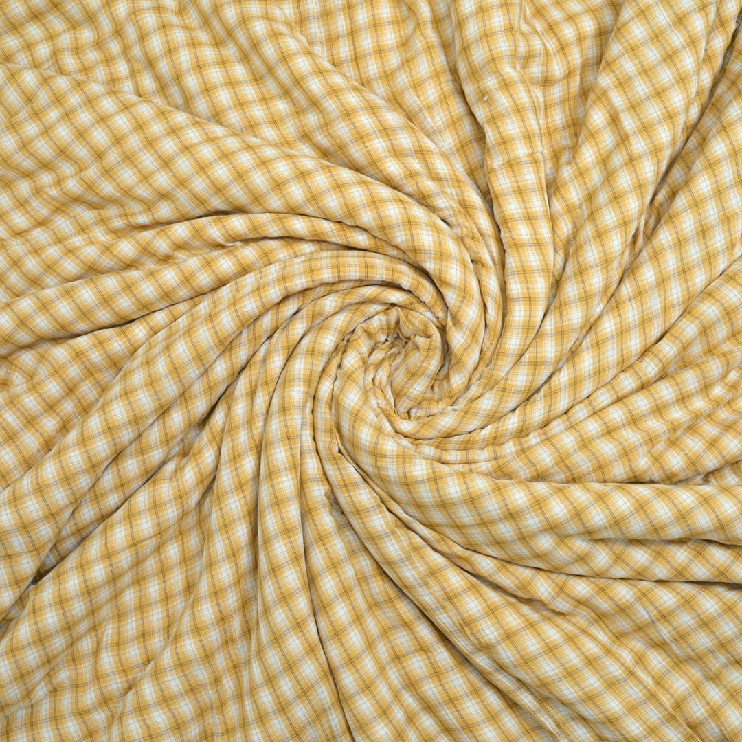 Linen Blend AC Comforter With 2 Pillow Cases and 1 Breakfast Pillow - Maple