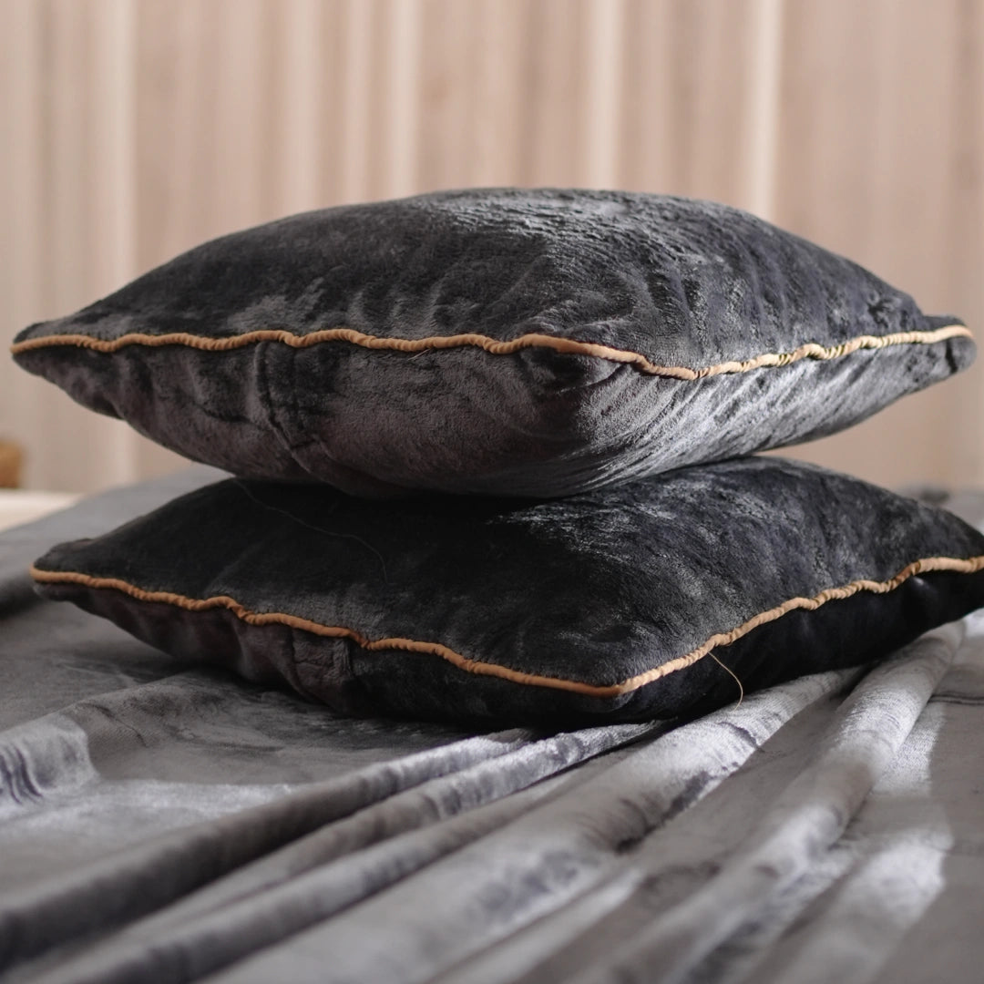 ZARF ALL-SEASON PREMIUM AC BLANKET SET OF 5 - Charcoal Grey