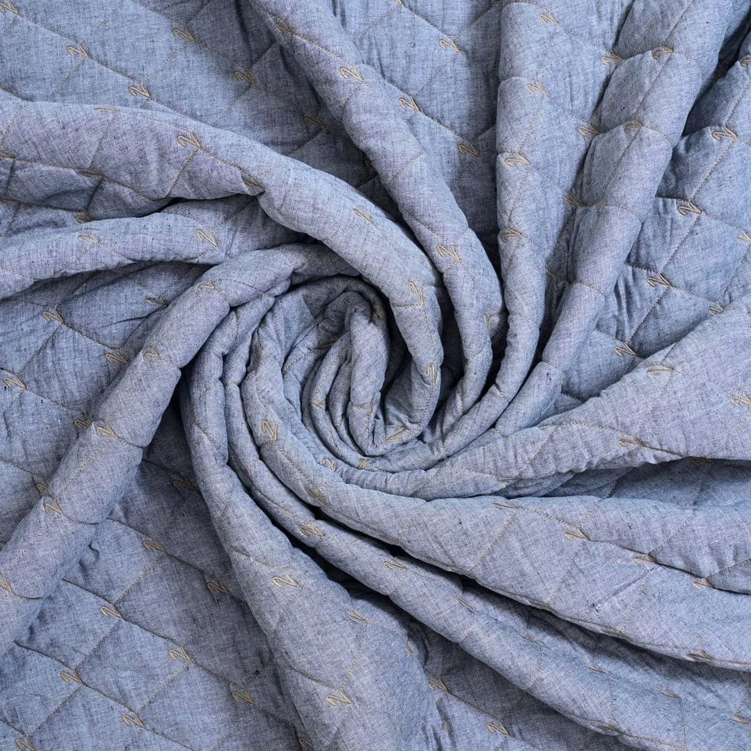 Linen Blend AC Comforter With 2 Pillow Cases and 1 Breakfast Pillow - Elaris