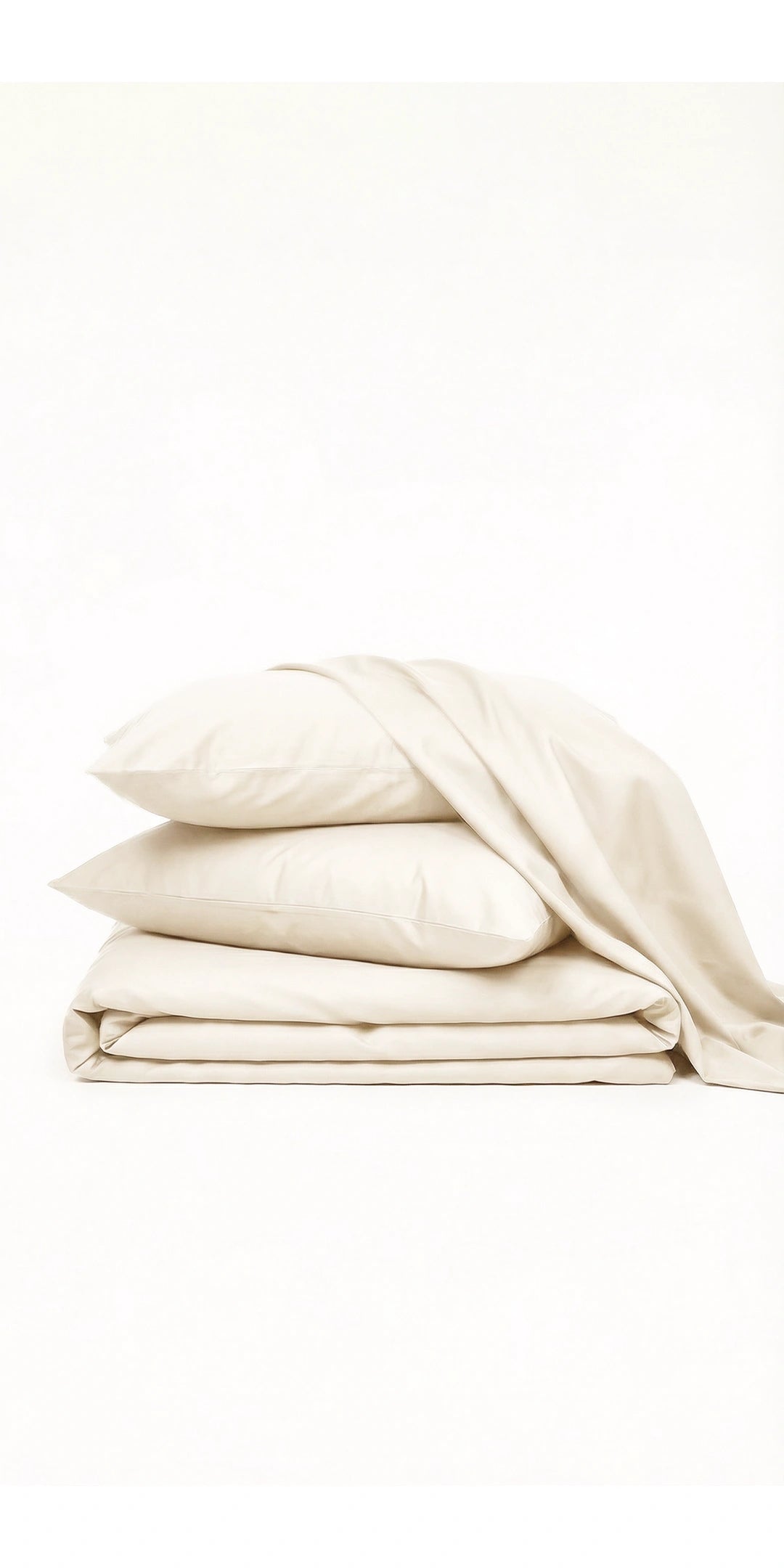 ZARF Italian Weave Fitted Bedsheet - Porcelain