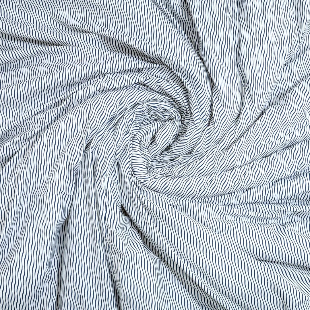 Zarf Linen Blend Bedding Set Of 9 - Inkwave