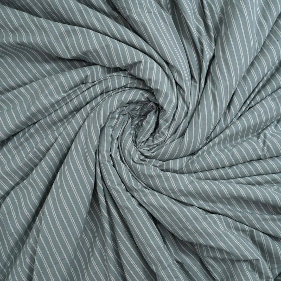 Linen Blend AC Comforter With 2 Pillow Cases and 1 Breakfast Pillow - Grove