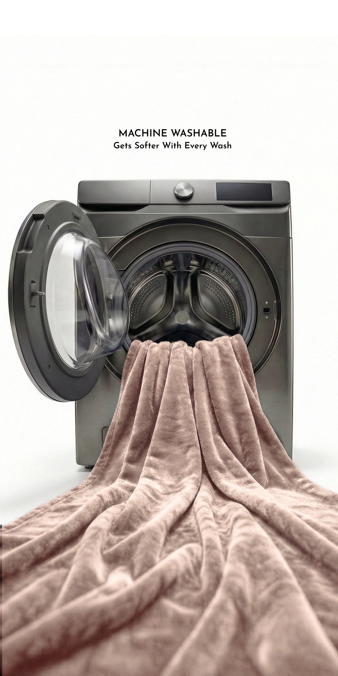 Zarf Premium AC Dohar for Single Bed Size With Two Pillow Covers & One Breakfast Cushion Cover - Pinkstone