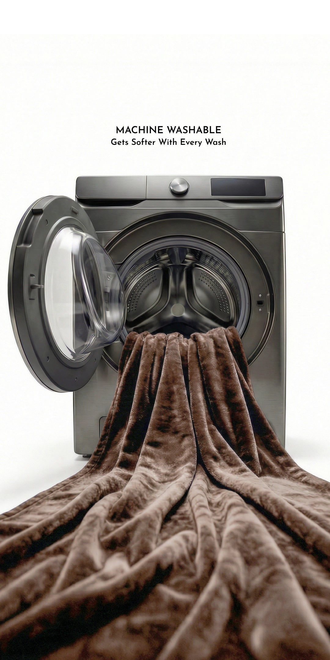 Zarf Premium AC Dohar for Single Bed Size With Two Pillow Covers & One Breakfast Cushion Cover - Brownstone