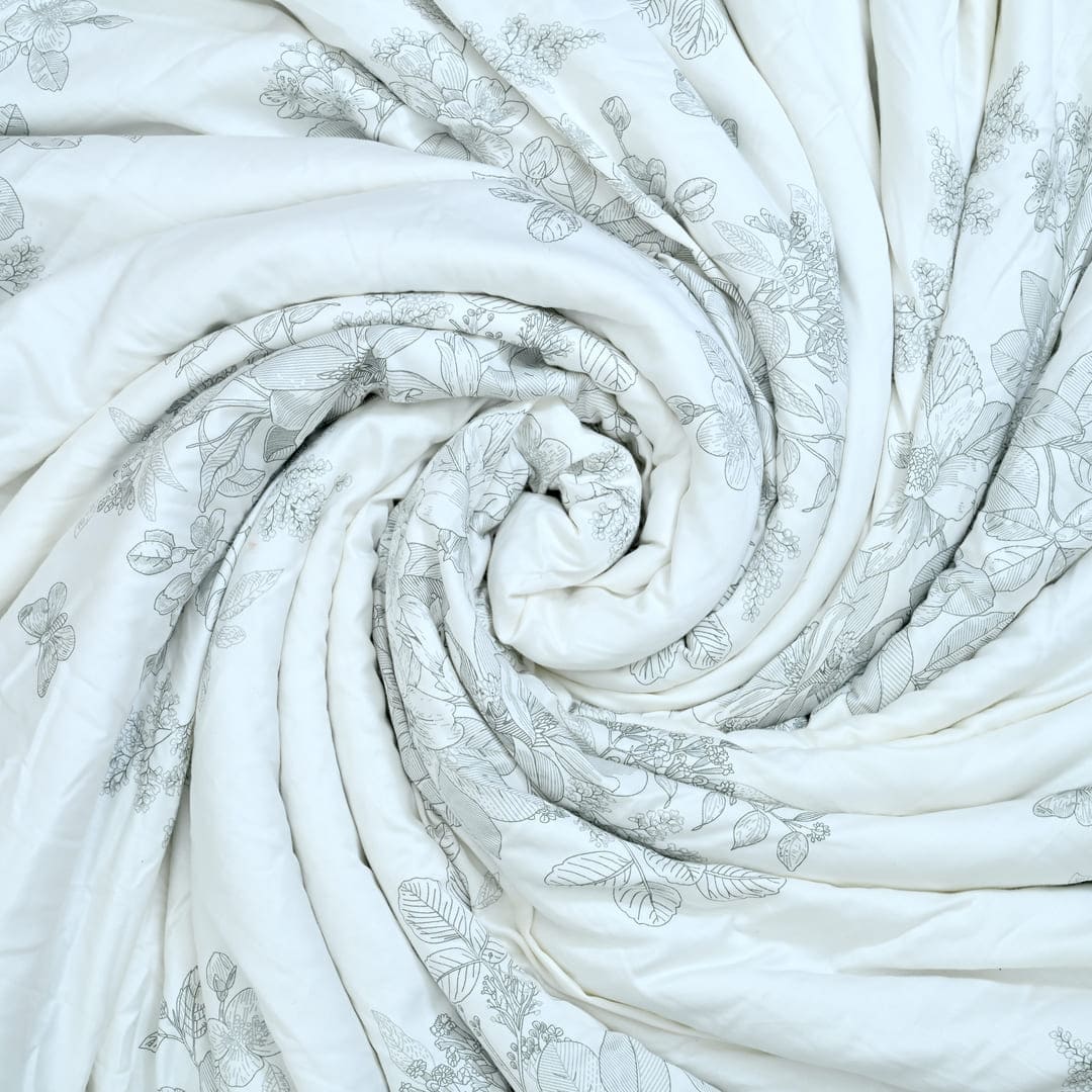 Zarf AC Comforter With 2 Pillow Cases and 1 Breakfast Pillow - Willow