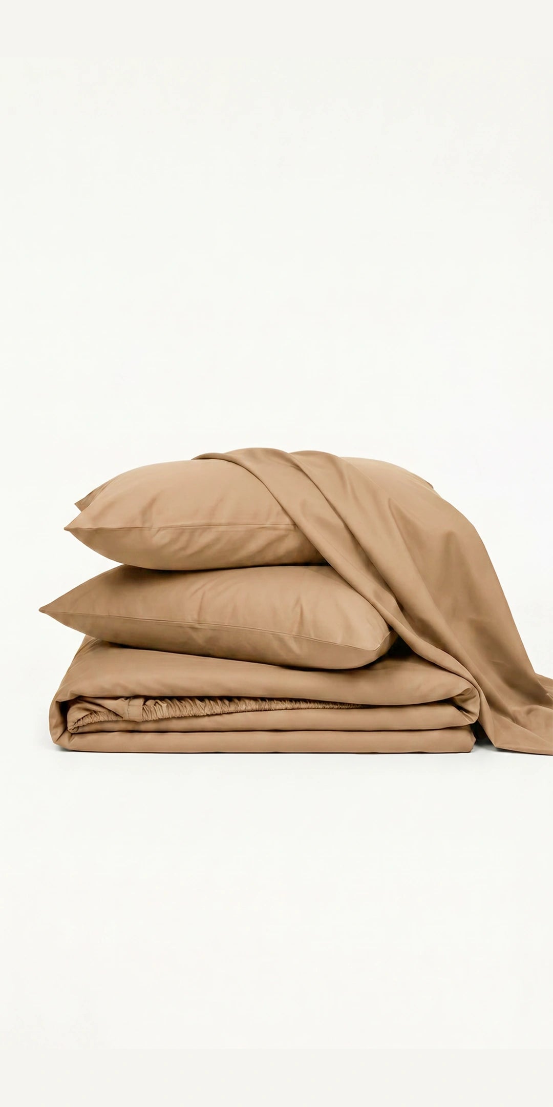 ZARF Italian Weave Fitted Bedsheet - Butterscotch