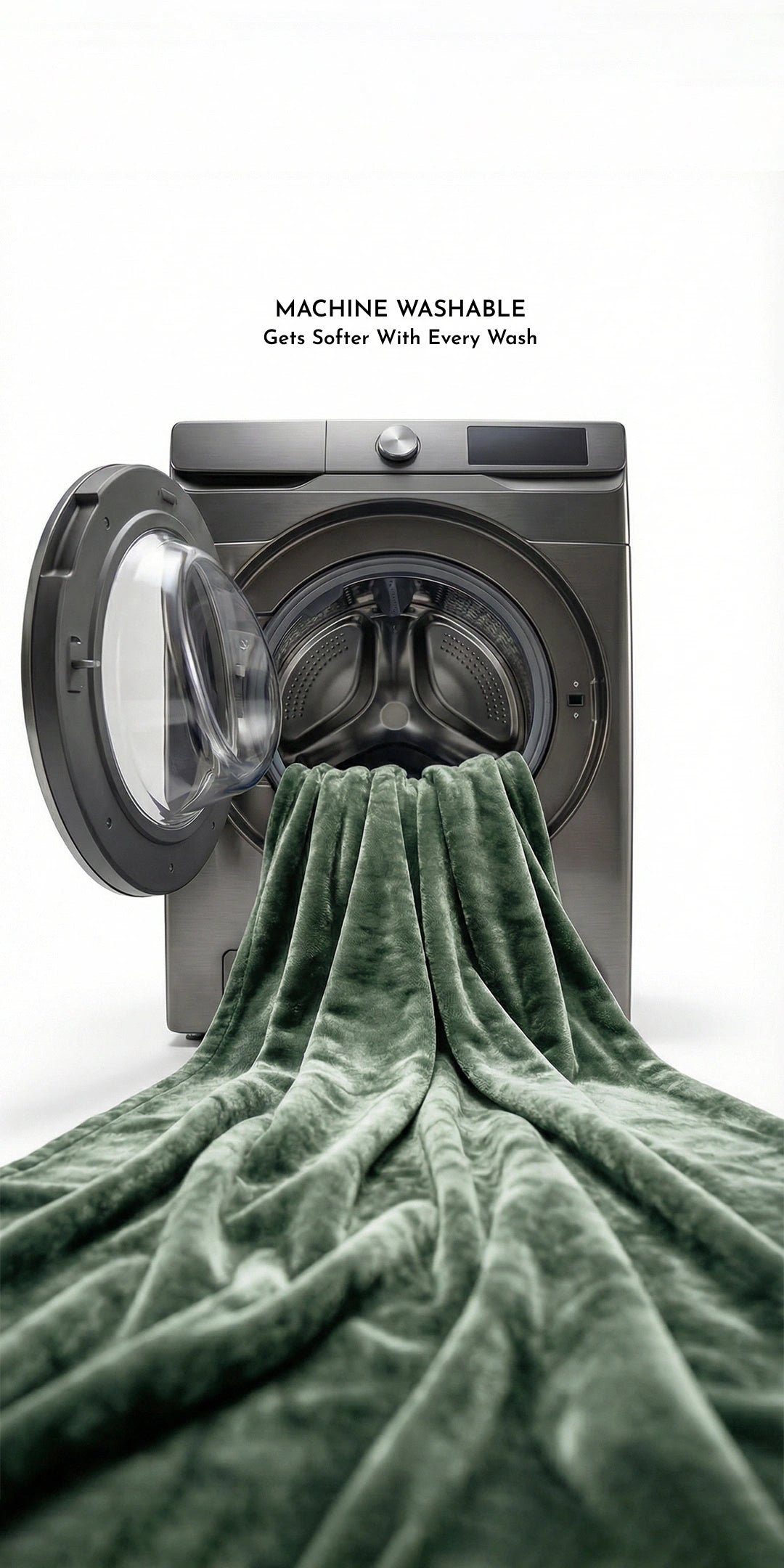 Zarf Premium AC Dohar for Single Bed Size With Two Pillow Covers & One Breakfast Cushion Cover - Greenstone