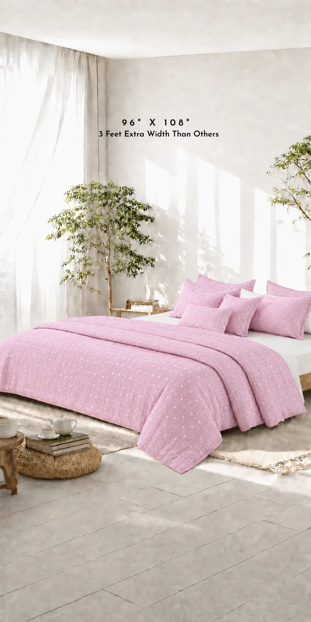 Zarf Luxe Comforter With 2 Pillow Cases and 1 Breakfast Pillow - Étoile