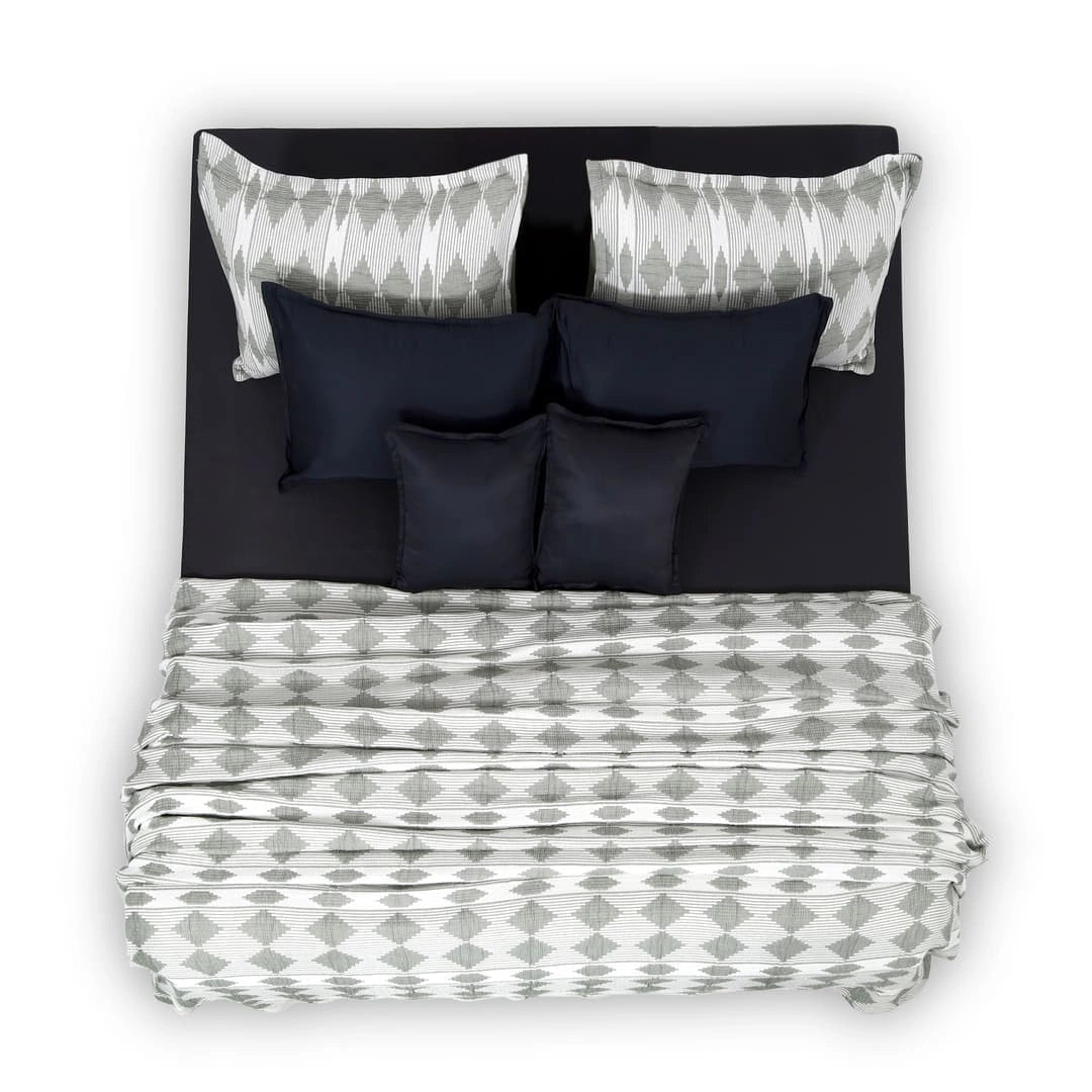Zarf Plush Baby Size AC Blanket With One Cushion Cover - Lunar Dust