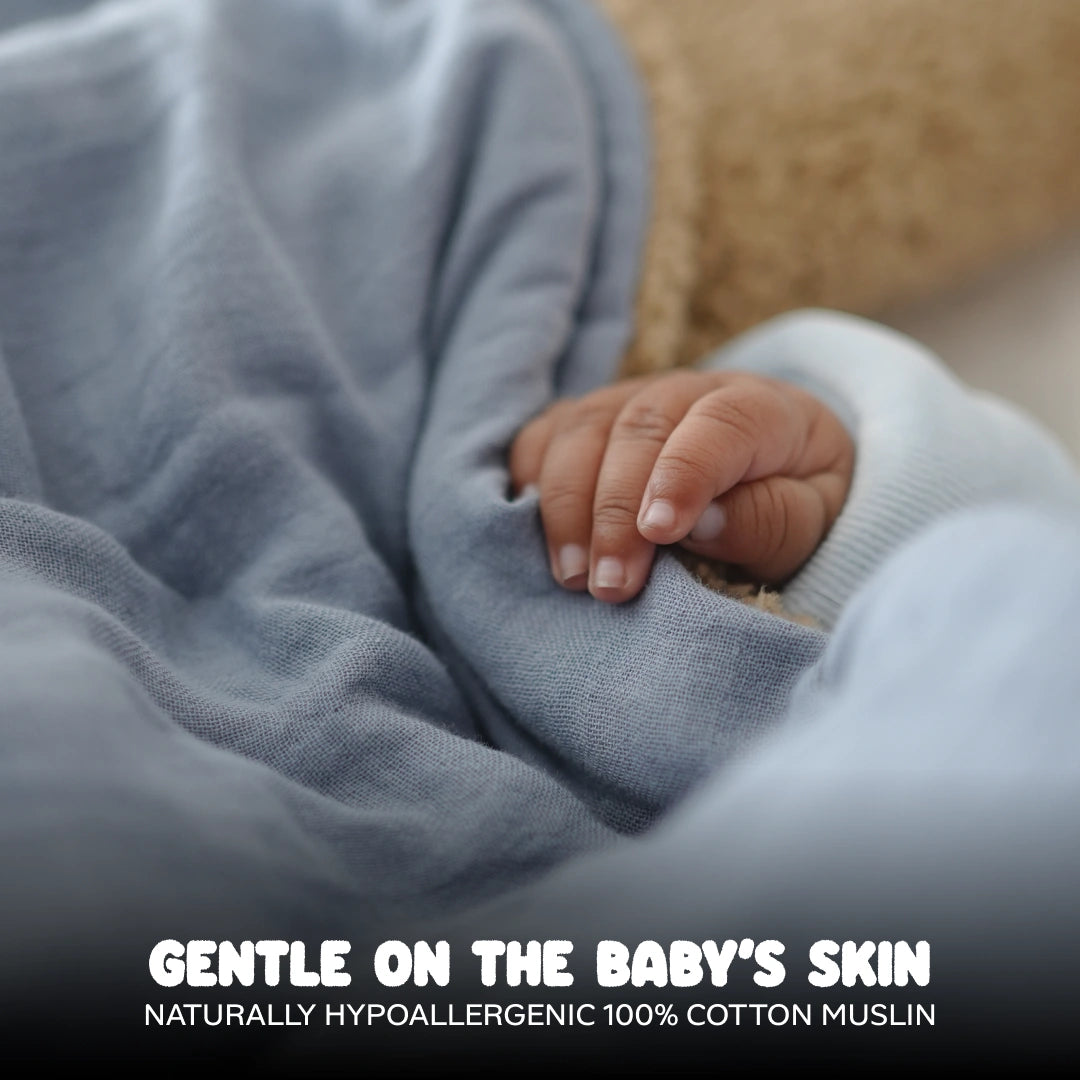 Reversible Baby Blanket With 1 Pillow & 1 Pillow Cover - Luna Pop