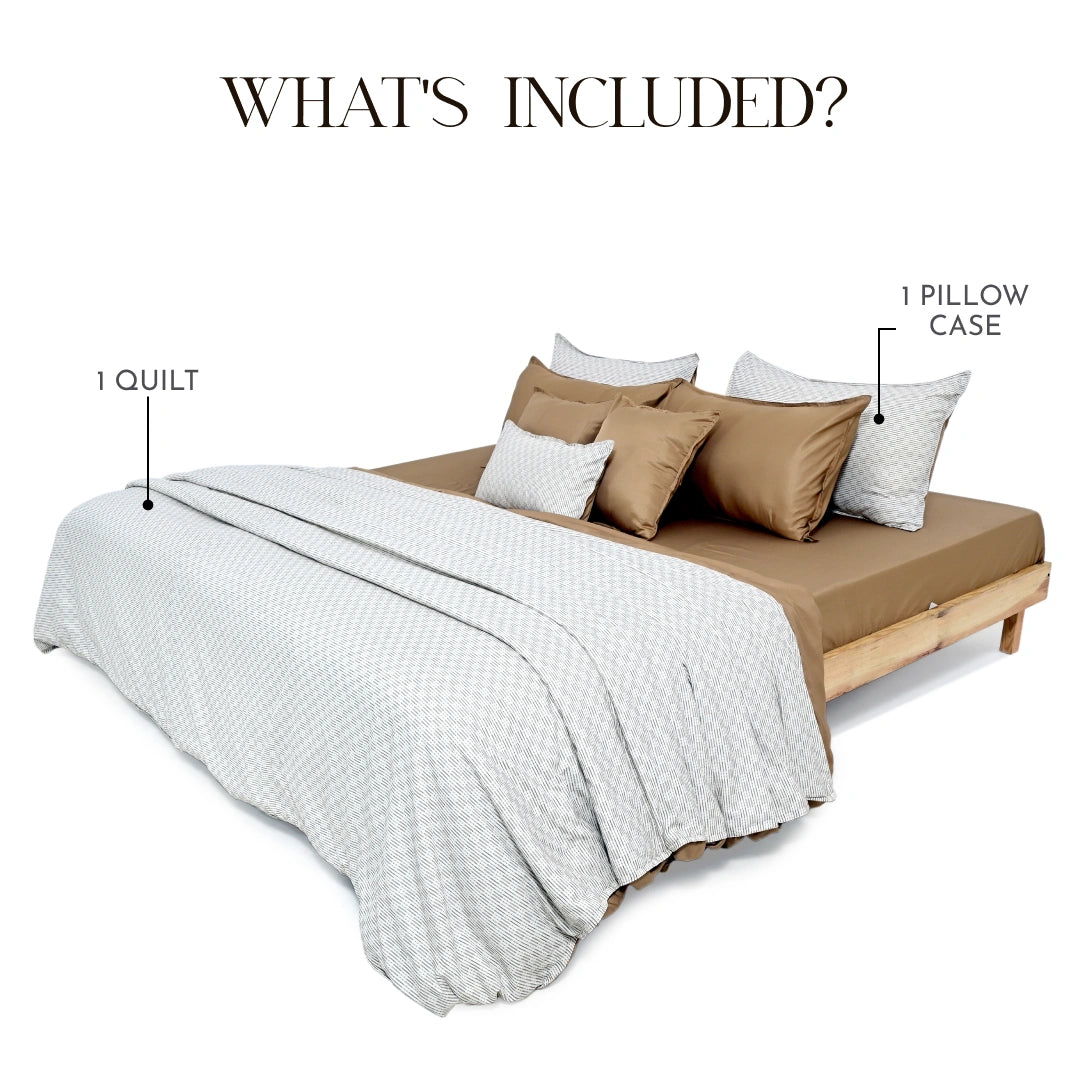 ZARF Reversible Baby Size Quilt With 1 Pillowcase (Limited Edition) - Arctic