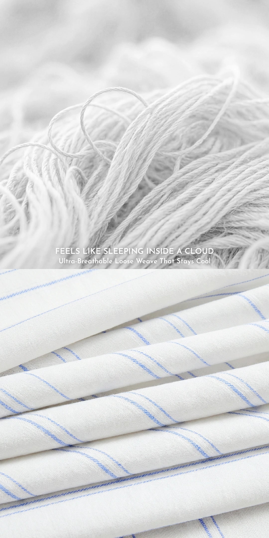 Zarf Linen Blend Bedding Set Of 9 - Shore