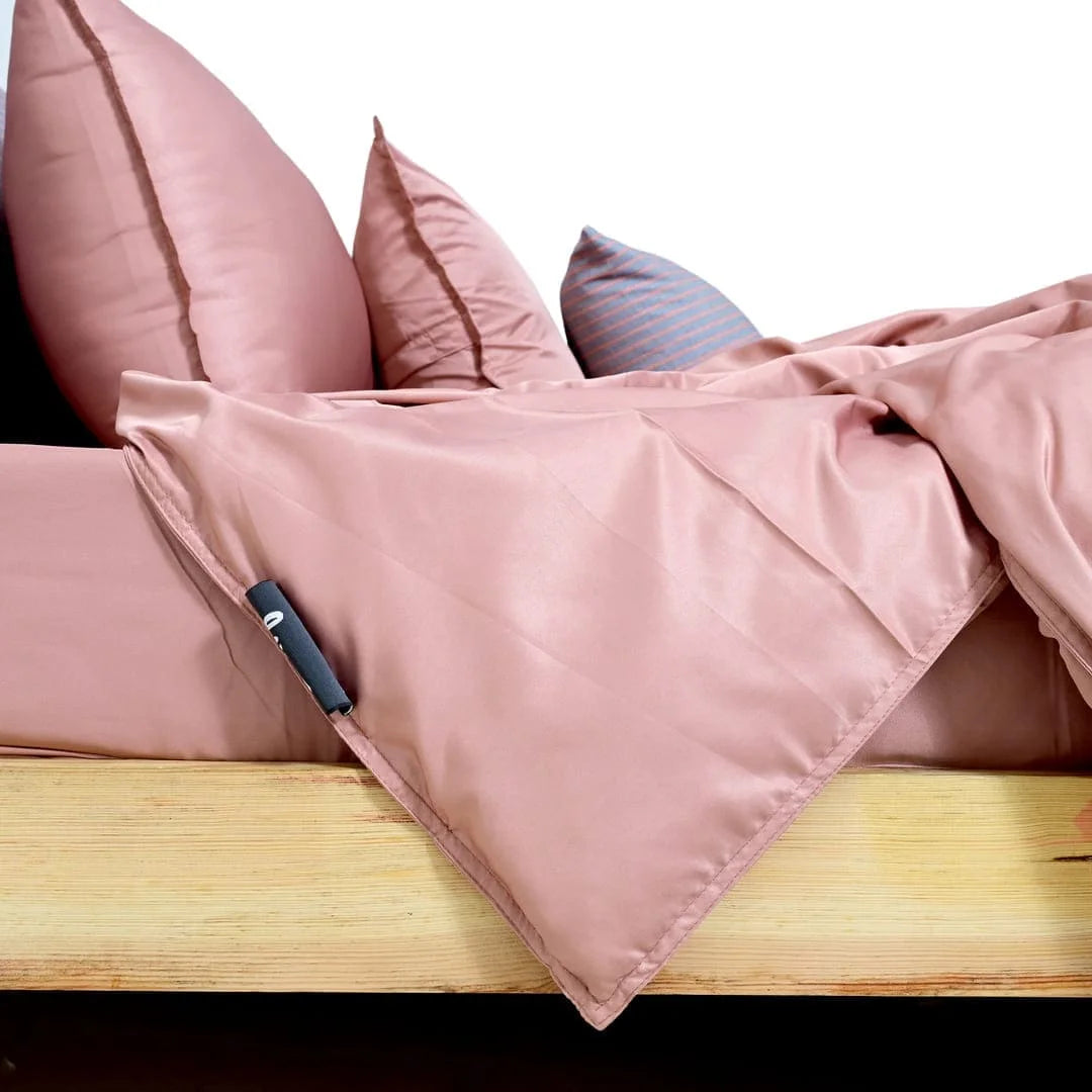 ZARF Italian Staple Weave Comforter With 2 Designer Pillow Cases 1 Breakfast Cushion Cover - Bijoux