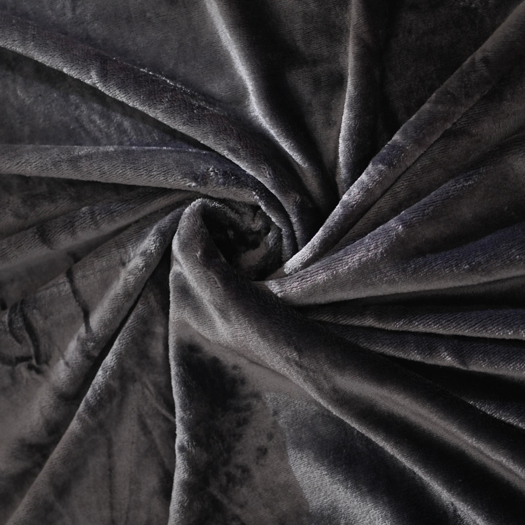 ZARF ALL-SEASON PREMIUM AC BLANKET SET OF 5 - Charcoal Grey