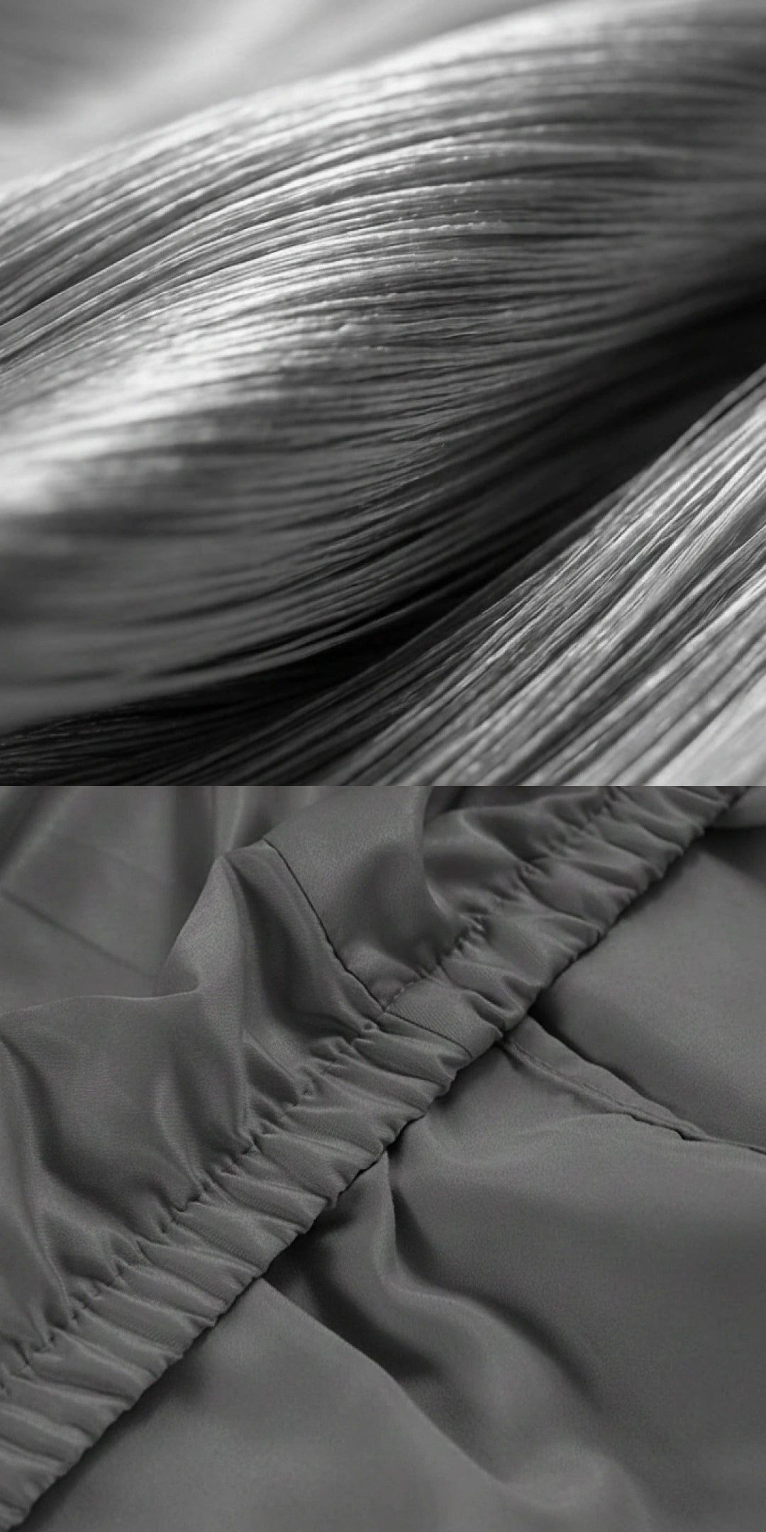 ZARF Italian Weave Fitted Bedsheet - Cinder