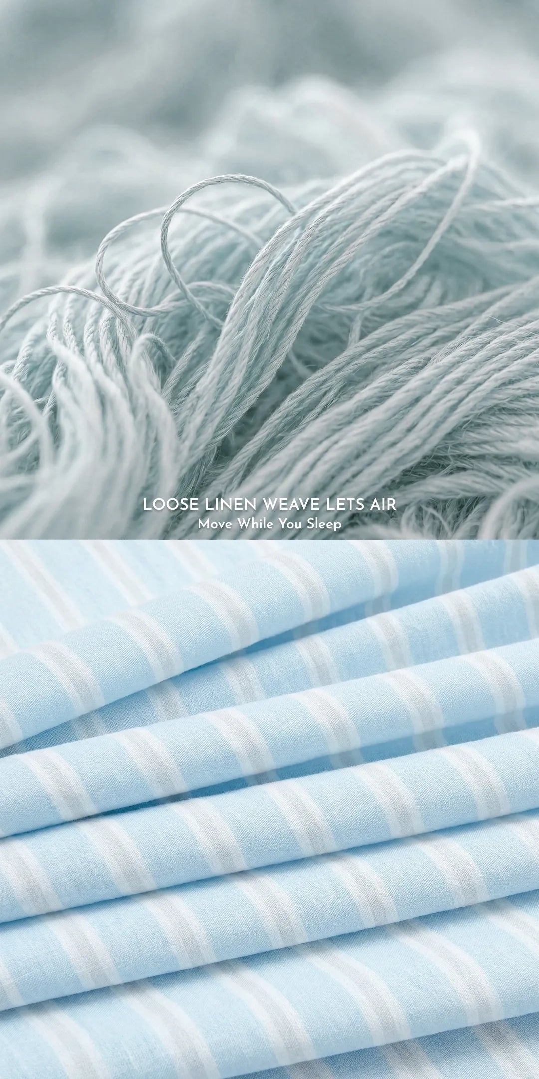 Linen Blend AC Comforter With 2 Pillow Cases and 1 Breakfast Pillow - Mirelle