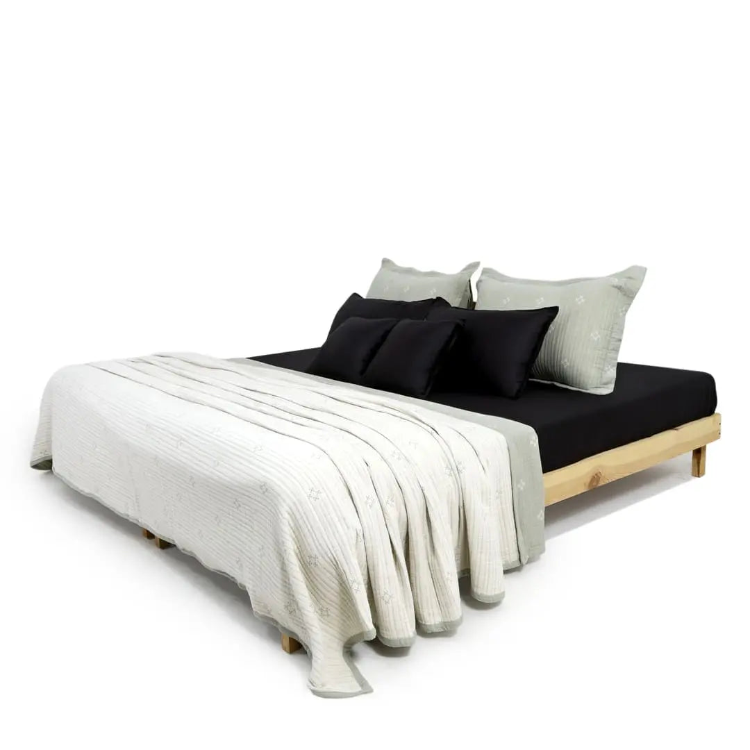 Buy White Cotton AC Blanket Online Zarf Studios