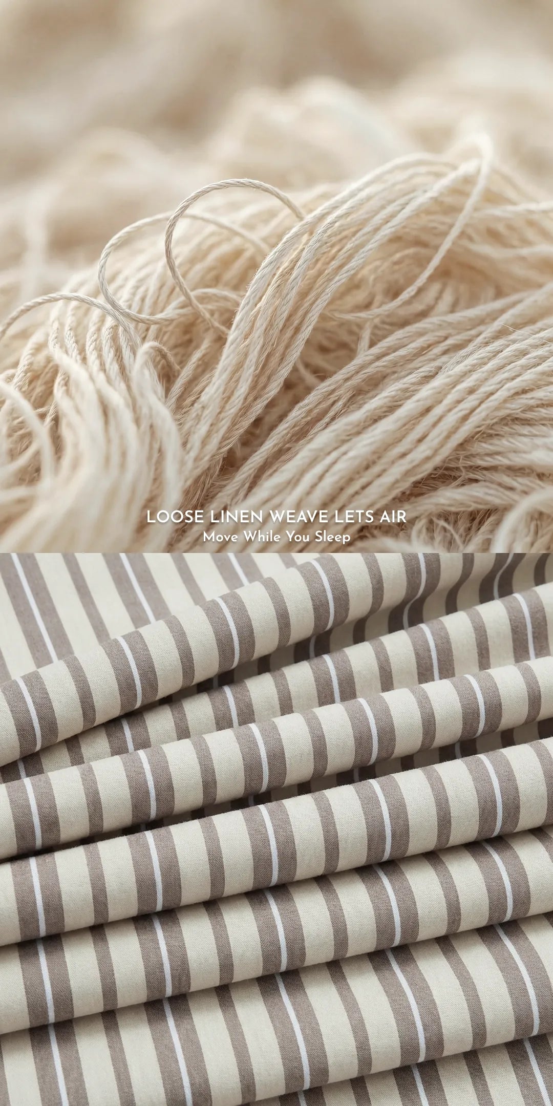 Linen Blend AC Comforter With 2 Pillow Cases and 1 Breakfast Pillow - Vesper