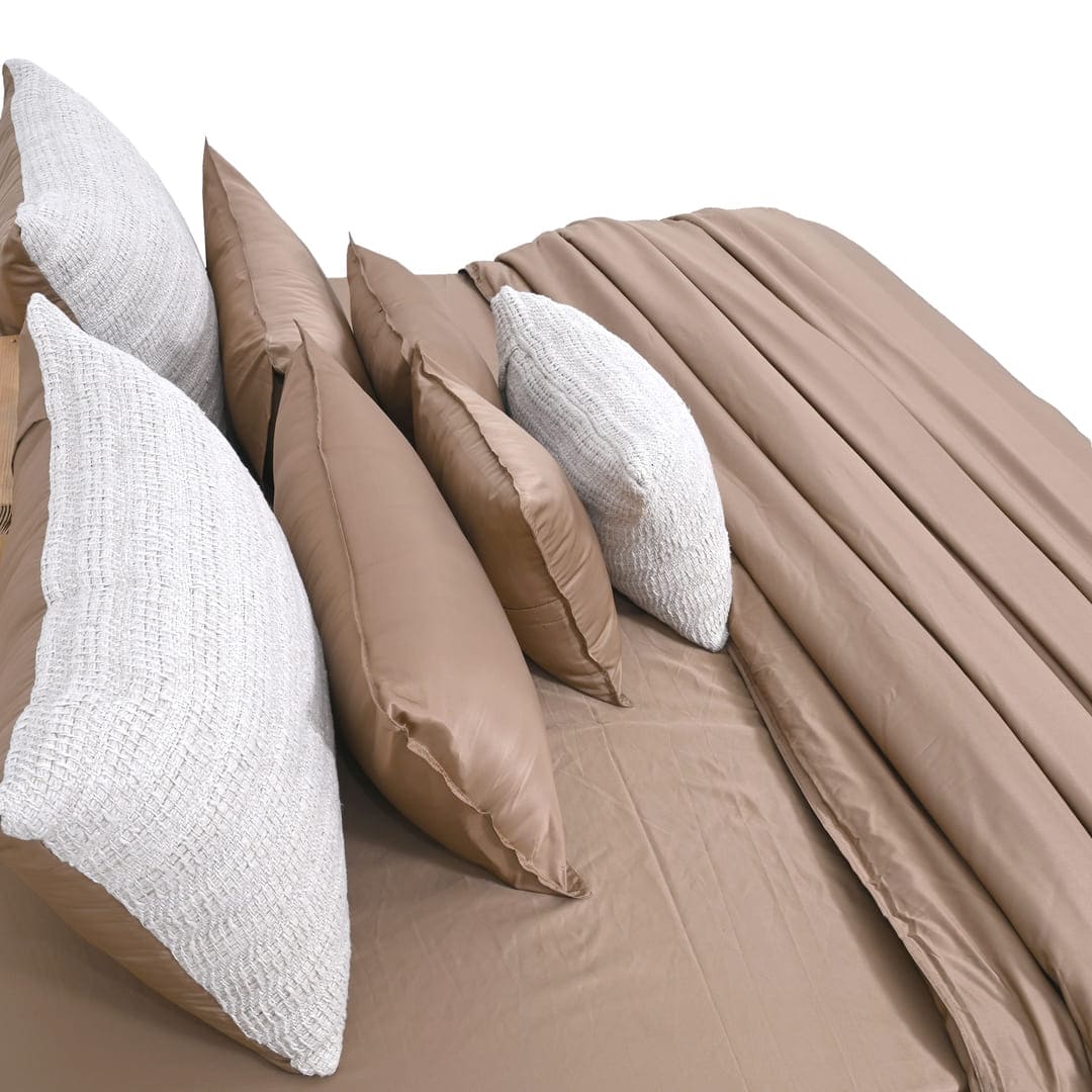 Zarf Italian Staple Weave Bedding Set Of 7- Aven