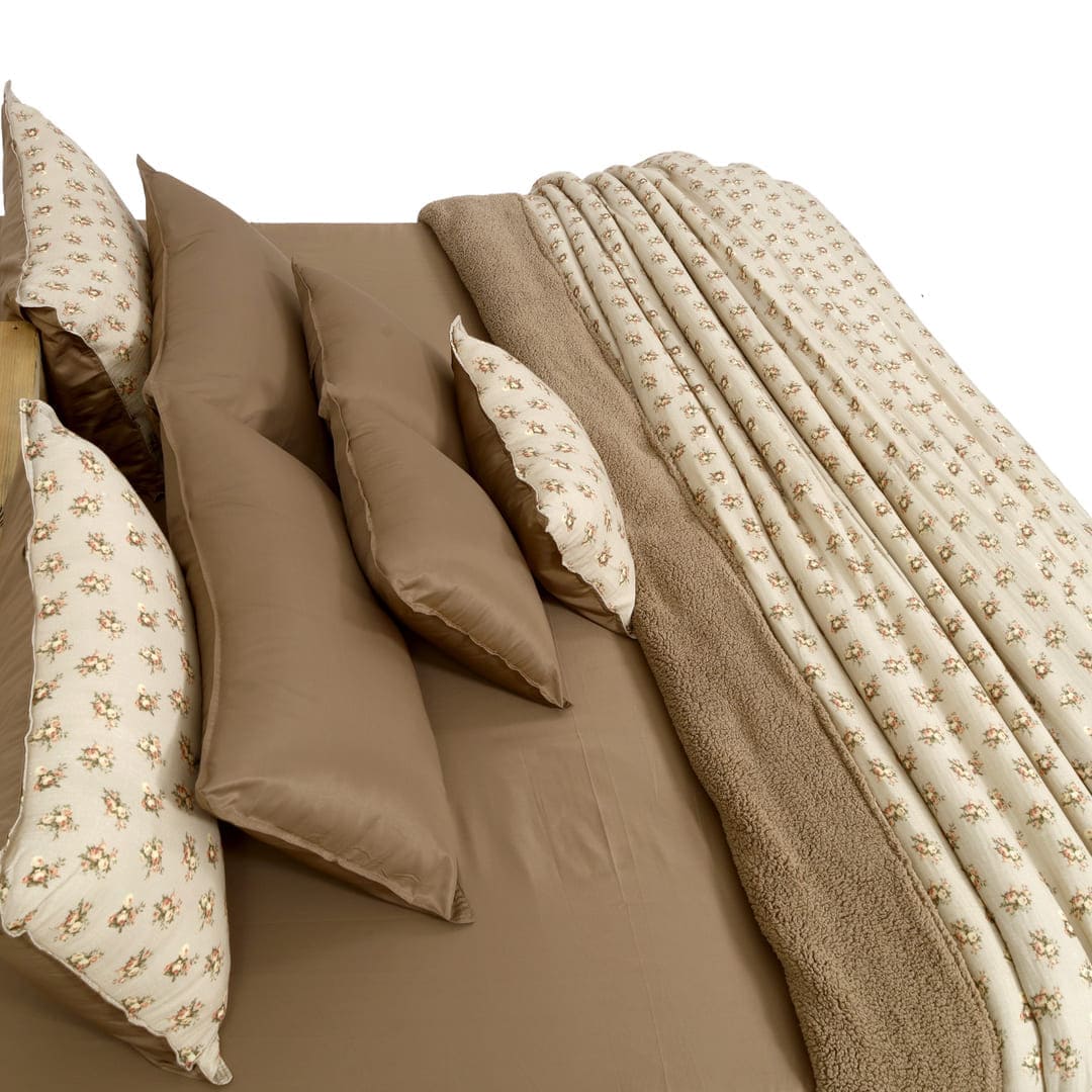Zarf California King Size Reversible Quilt  - Heritage